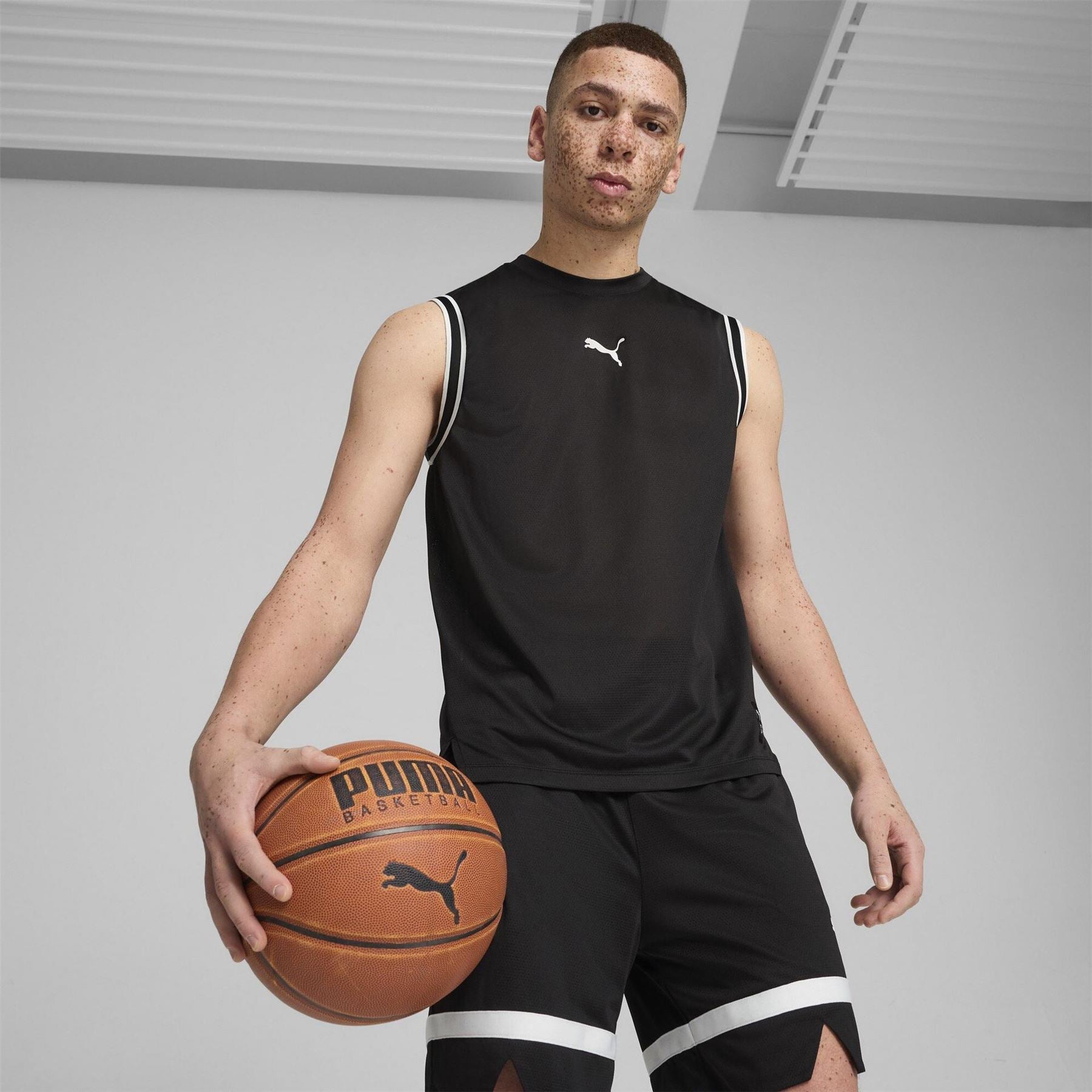 Puma Mens Shot Mesh Tank Vest