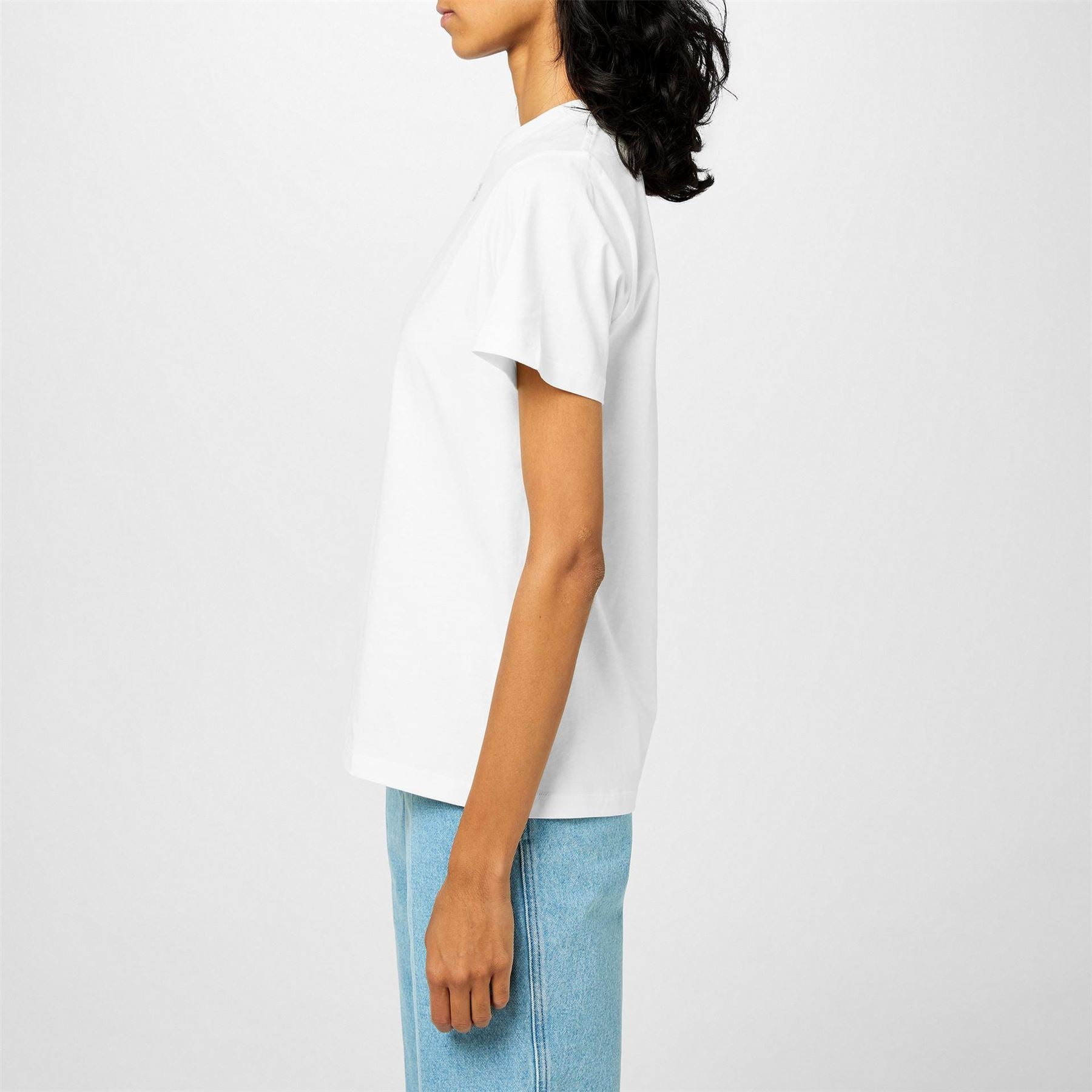 Ganni Rhinestone Regular Fit T-Shirt