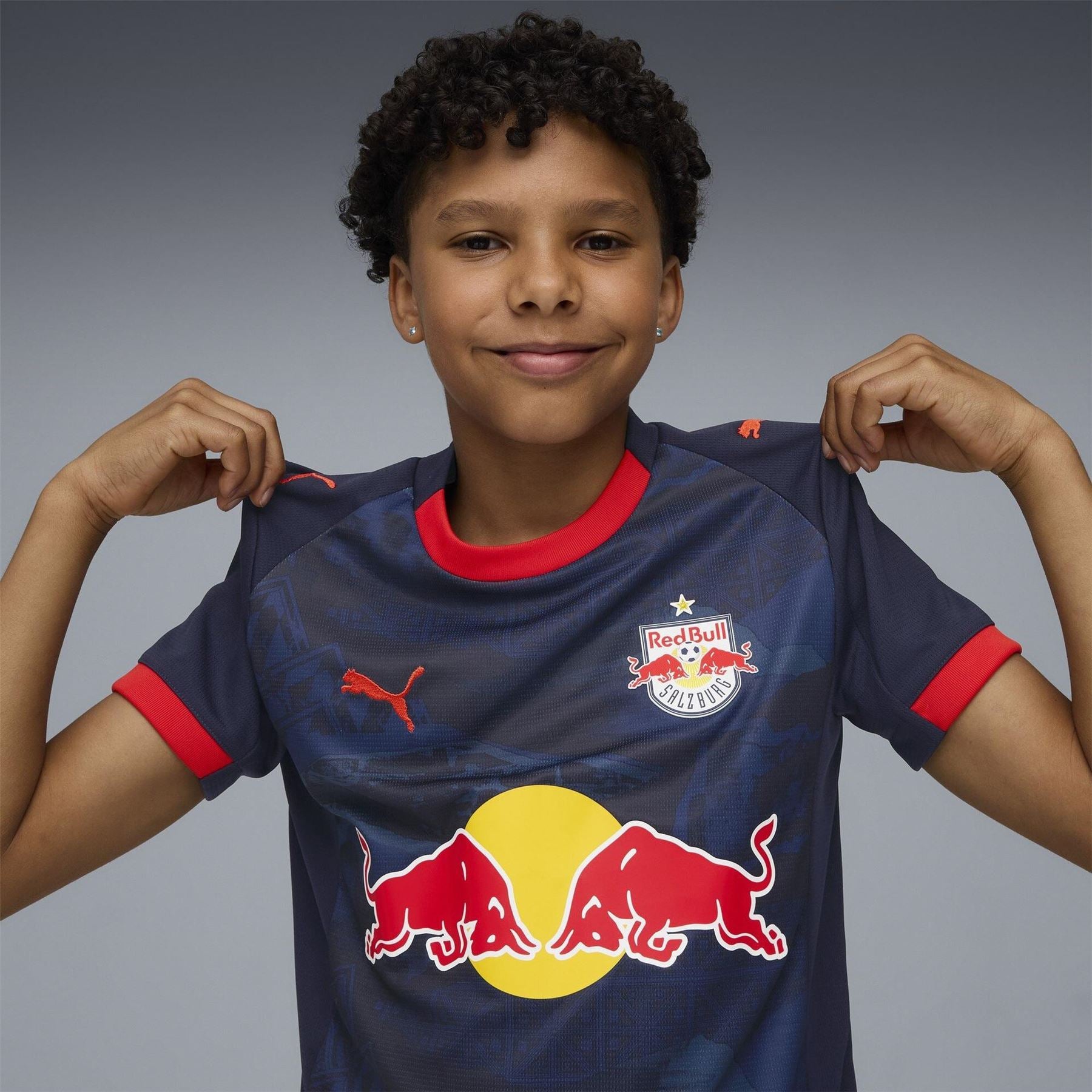Puma Rb Salzburg Away Shirt 2025 2026 Juniors