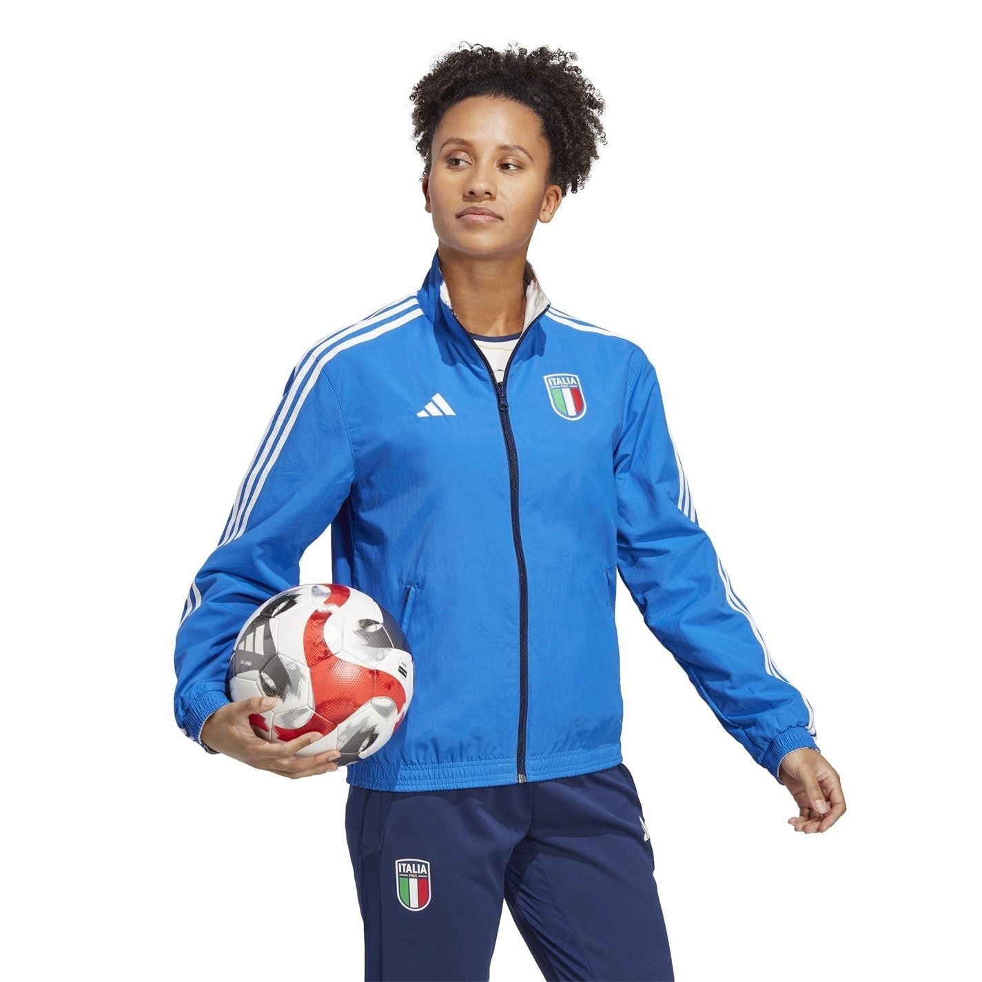 adidas Womens Italy Away Anthem Jacket 2023