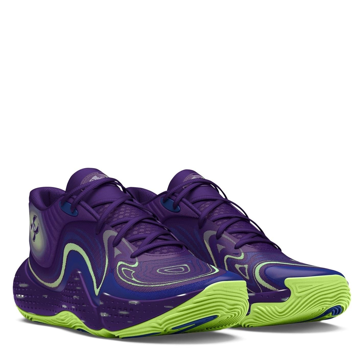 Under Armour Spawn 6 Mid Graphic Print Basketball Trainers