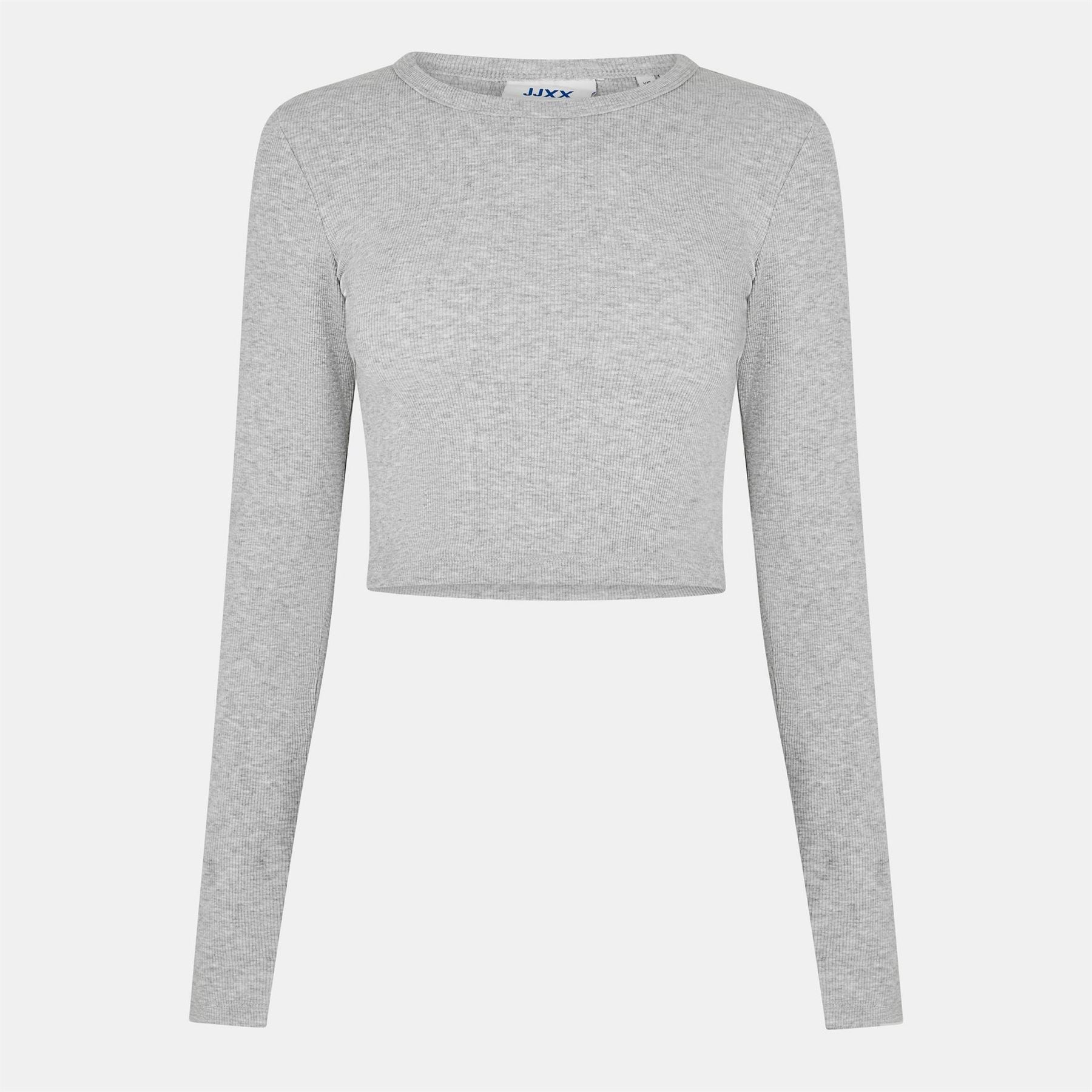 JJXX Feline Slim Fit Cropped Long Sleeve T-Shirt