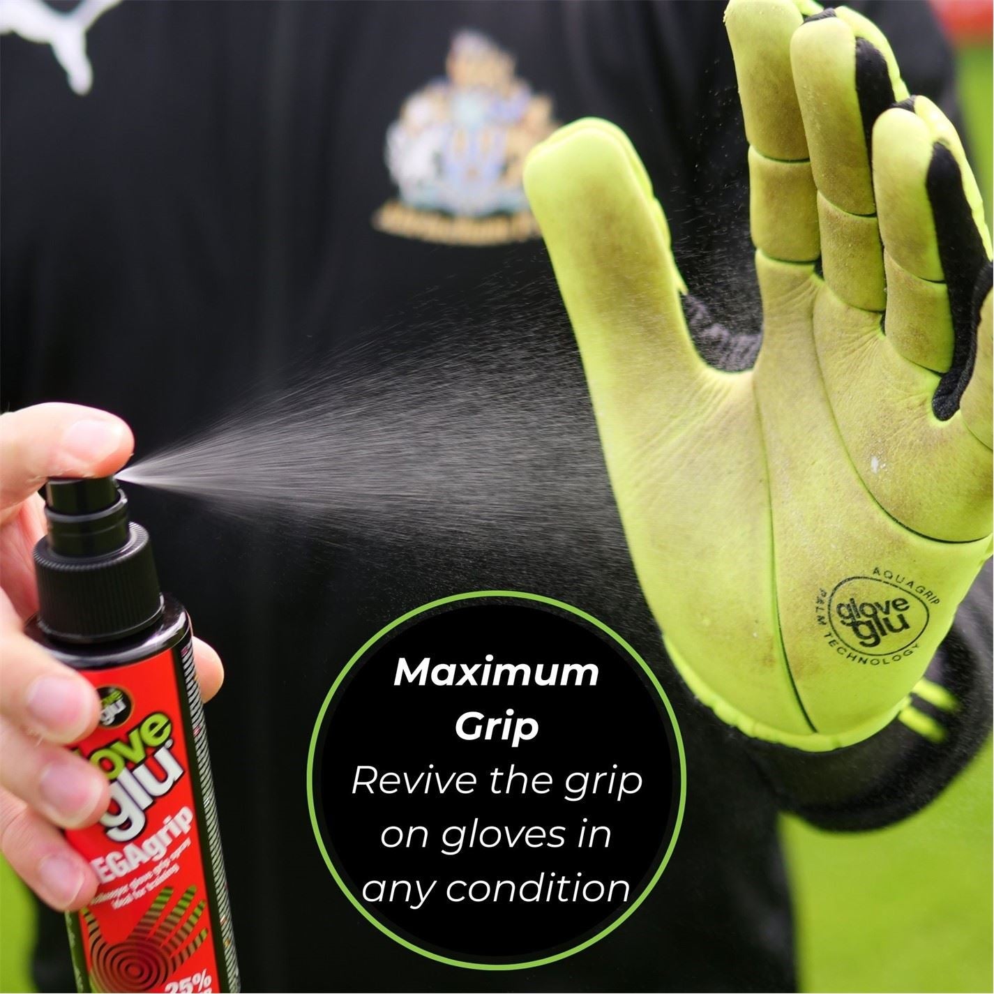 Glove Glu Grip N Fresh Goalkeeper Glove Kit