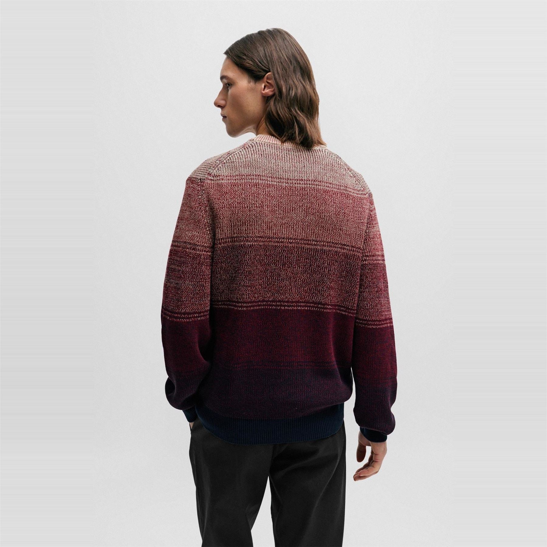 Boss Crew Neck Long Sleeve Regular Fit Sweater
