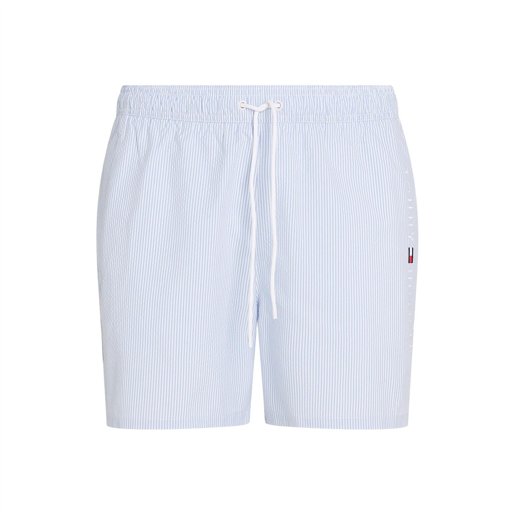 Tommy Hilfiger Ithaca Stripe Medium Length Drawstring Swim Shorts