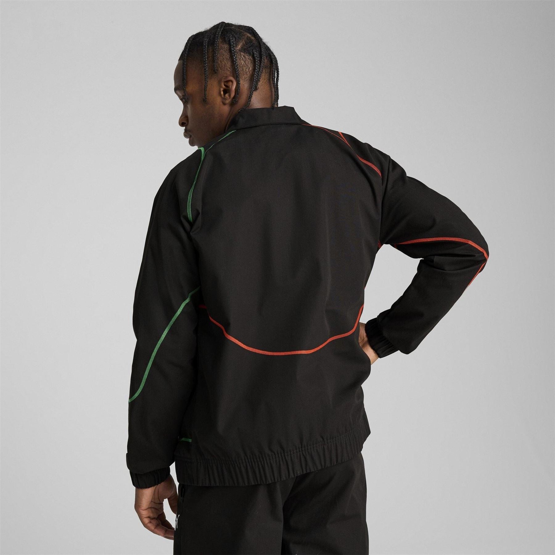 Puma Mens Ftblong Sleeve T-Shirtatement Track Jacket Tracksuit Top