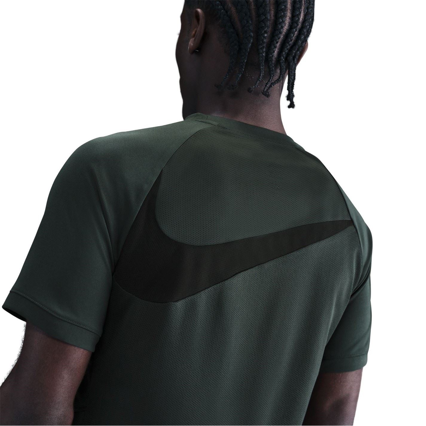 Nike Logo Print Crew Neck Raglan Short Sleeve T-Shirt