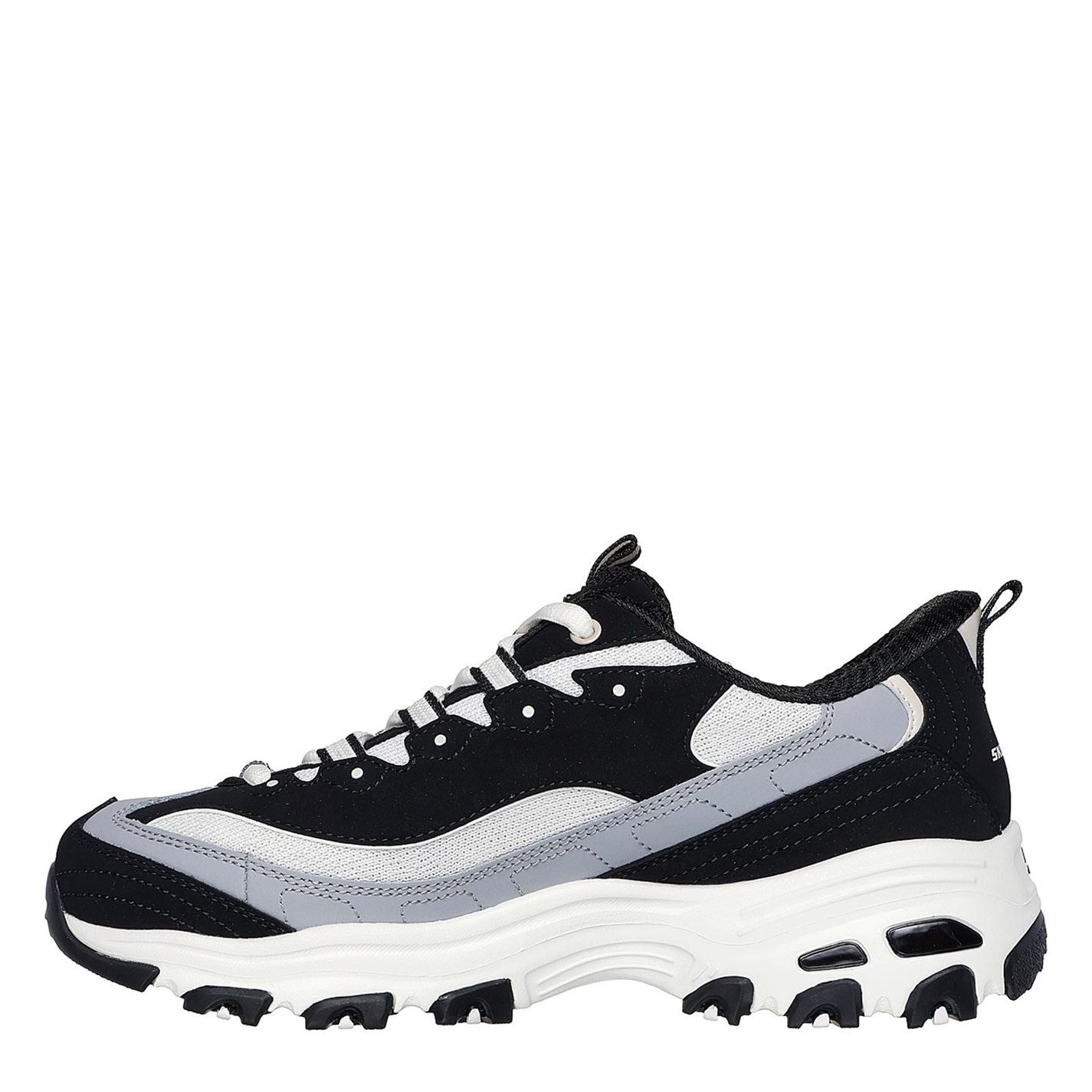Skechers D Lites Smooth Nostalgia Low Top Trainers