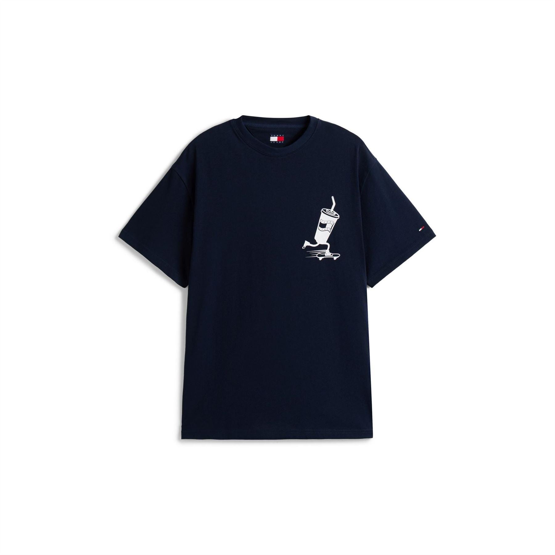 Tommy Jeans Regular Fit Graphic Crew Neck T-Shirt
