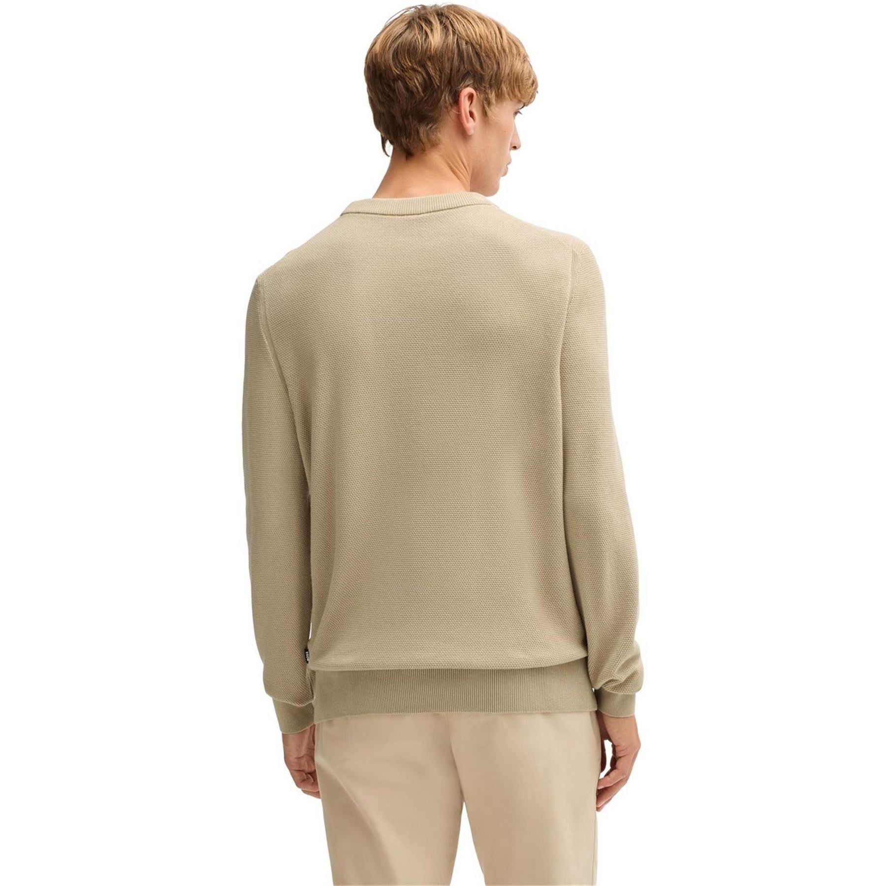 Boss Crew Neck Regular Fit Long Sleeve Sweater