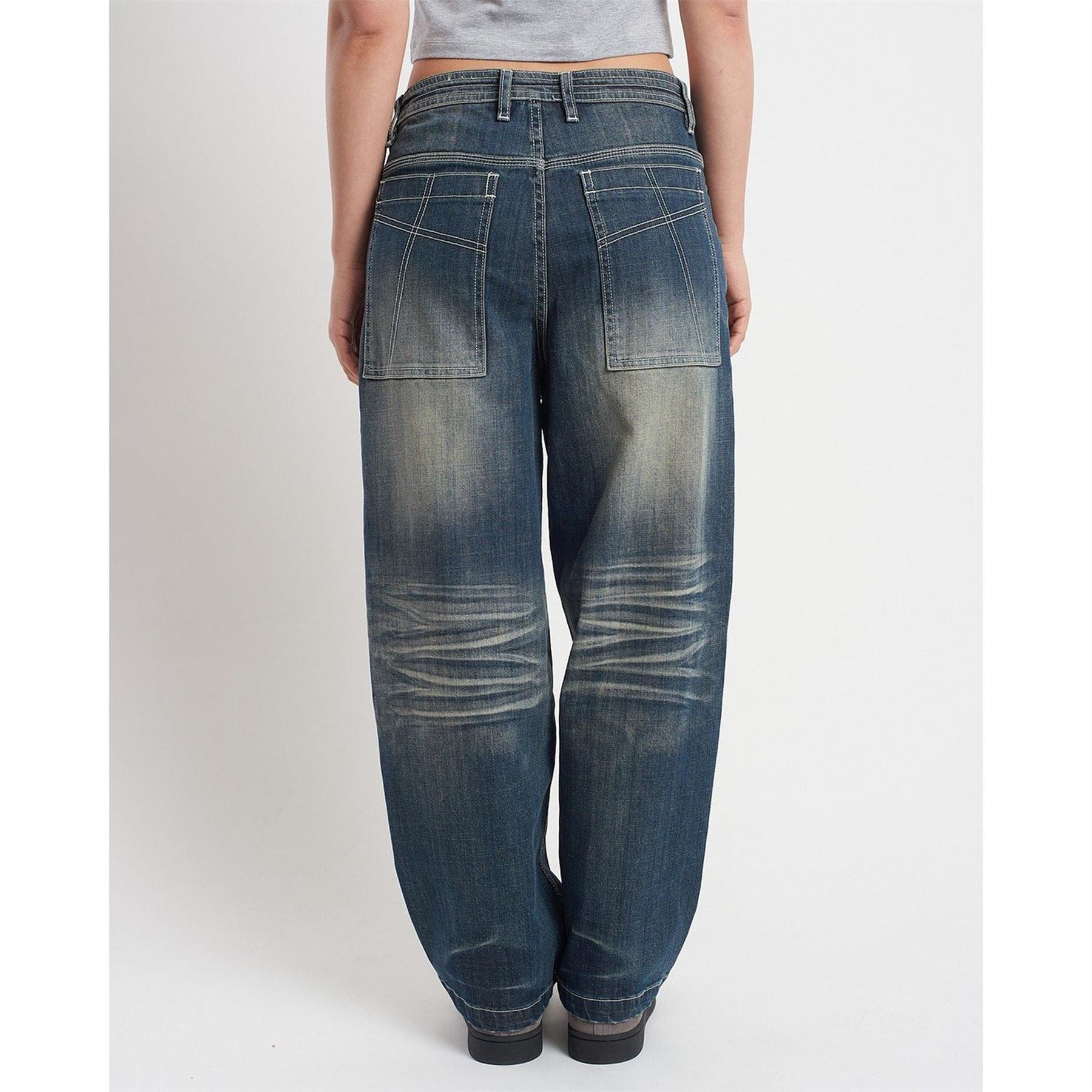 The Ragged Priest Bleacher Biggie Jean Wide Leg Jeans