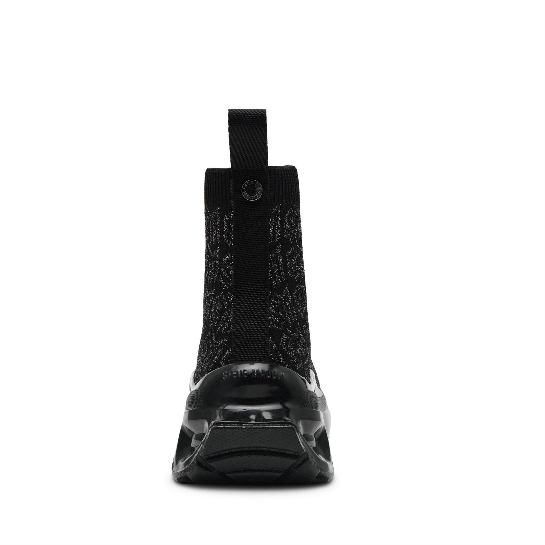 Steve Madden Flyby Abstract Patterned Sock Trainers