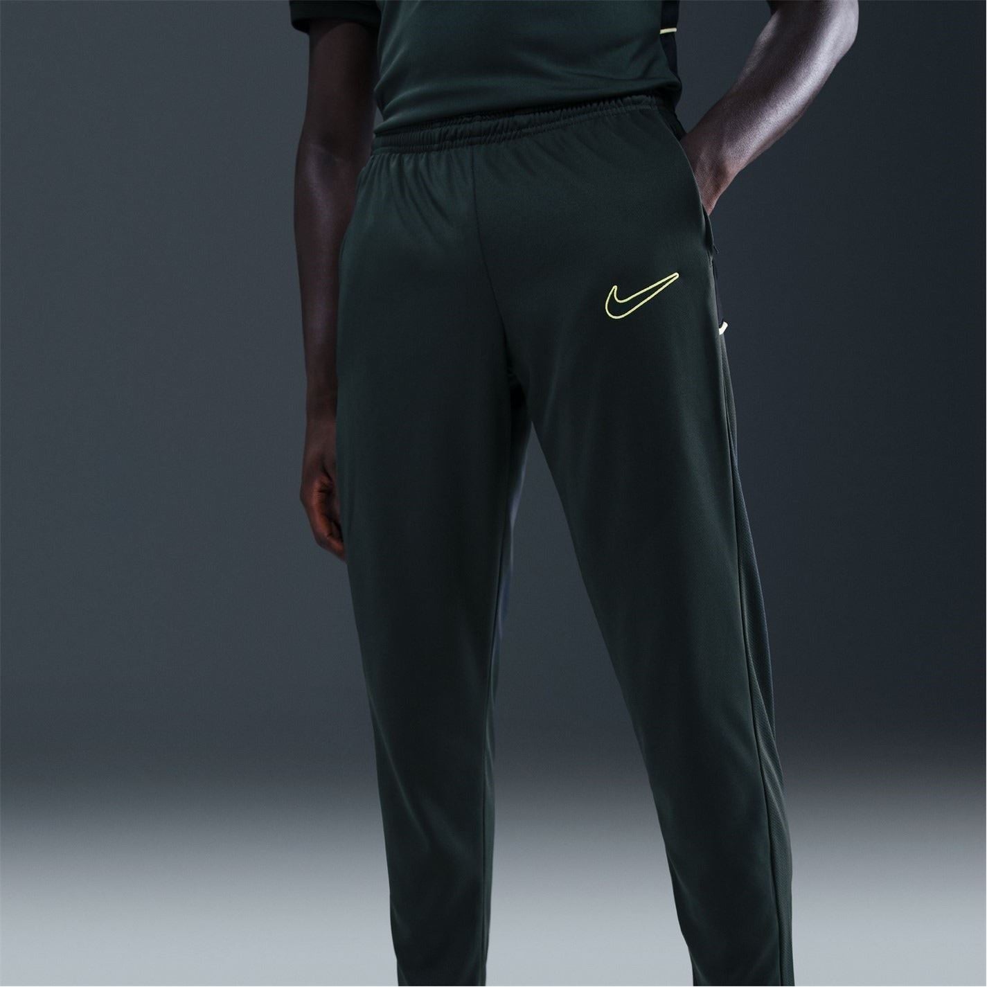 Nike Mens Dri Fit Academy Zippered Football Pants