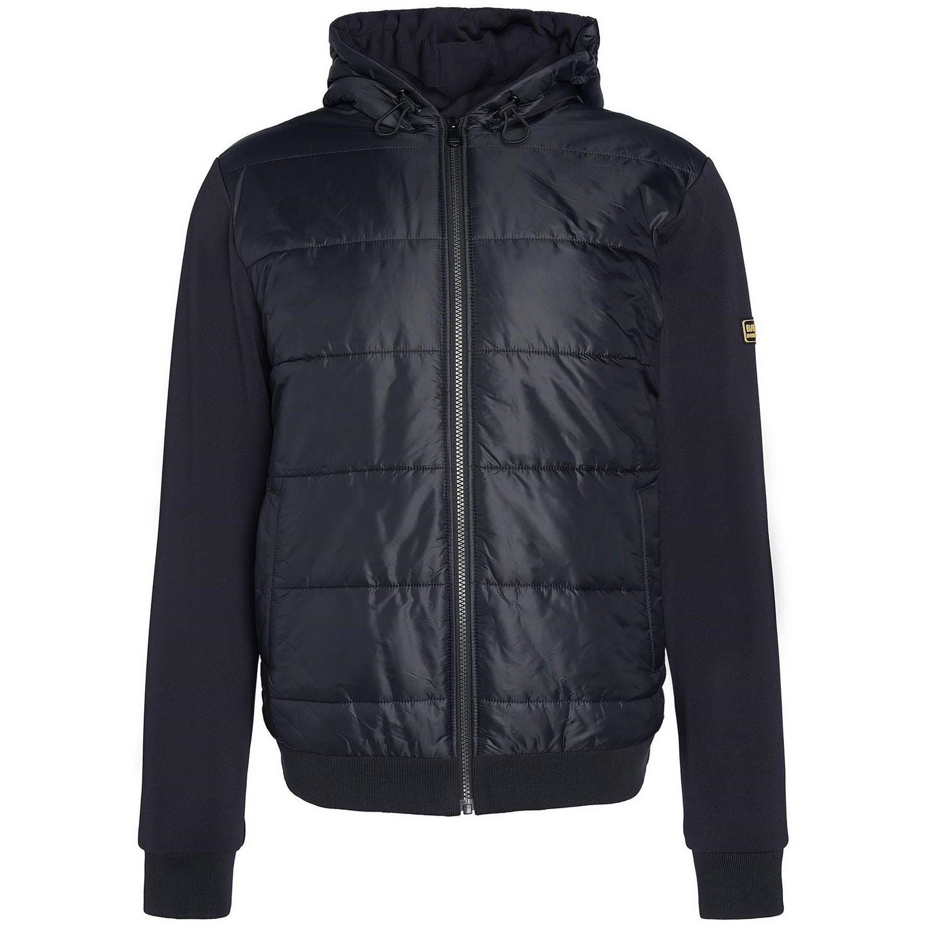 Barbour International Full Zip Quilted Hybrid Jacket