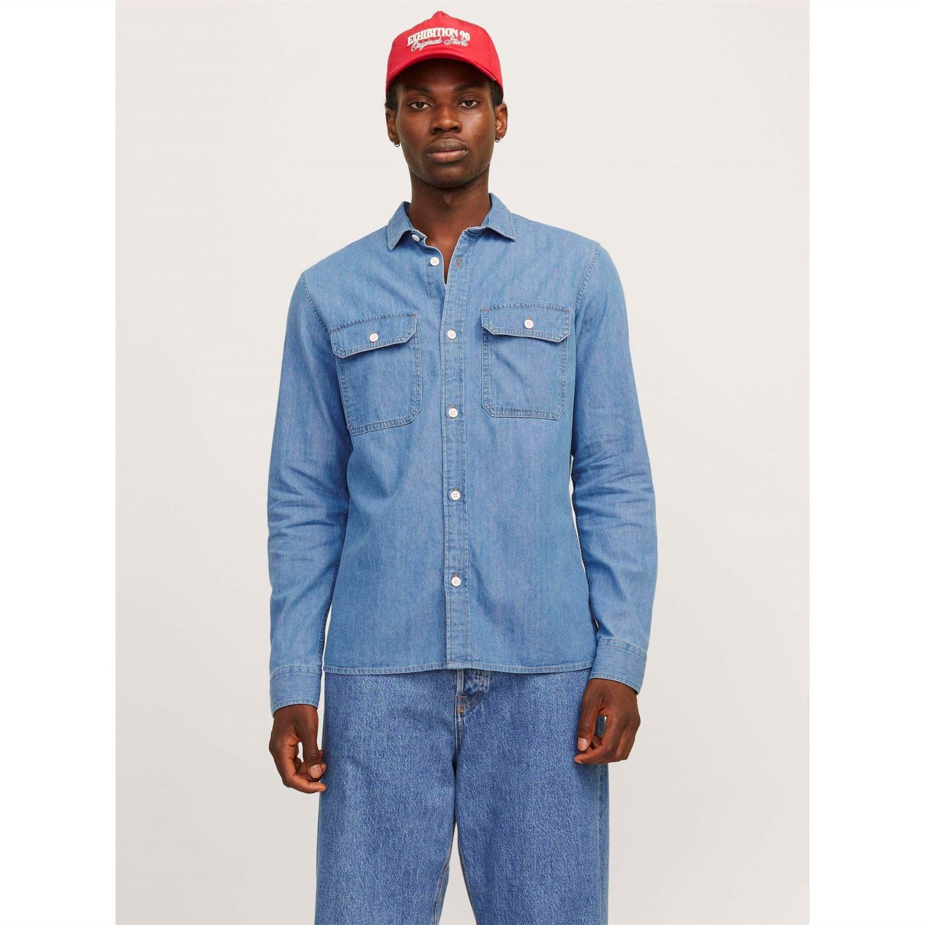 Jack and Jones Mens Denim Shirt