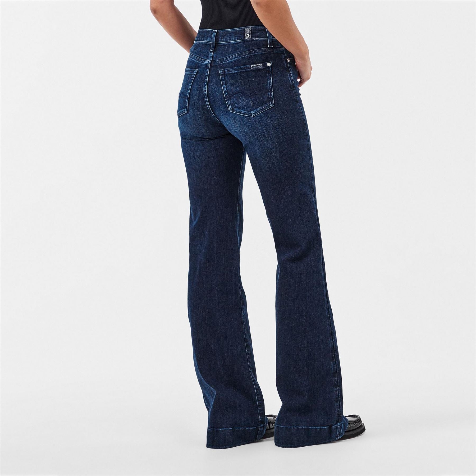 7 For All Mankind Modern Dojo Wide Fit Five Pocket Jeans