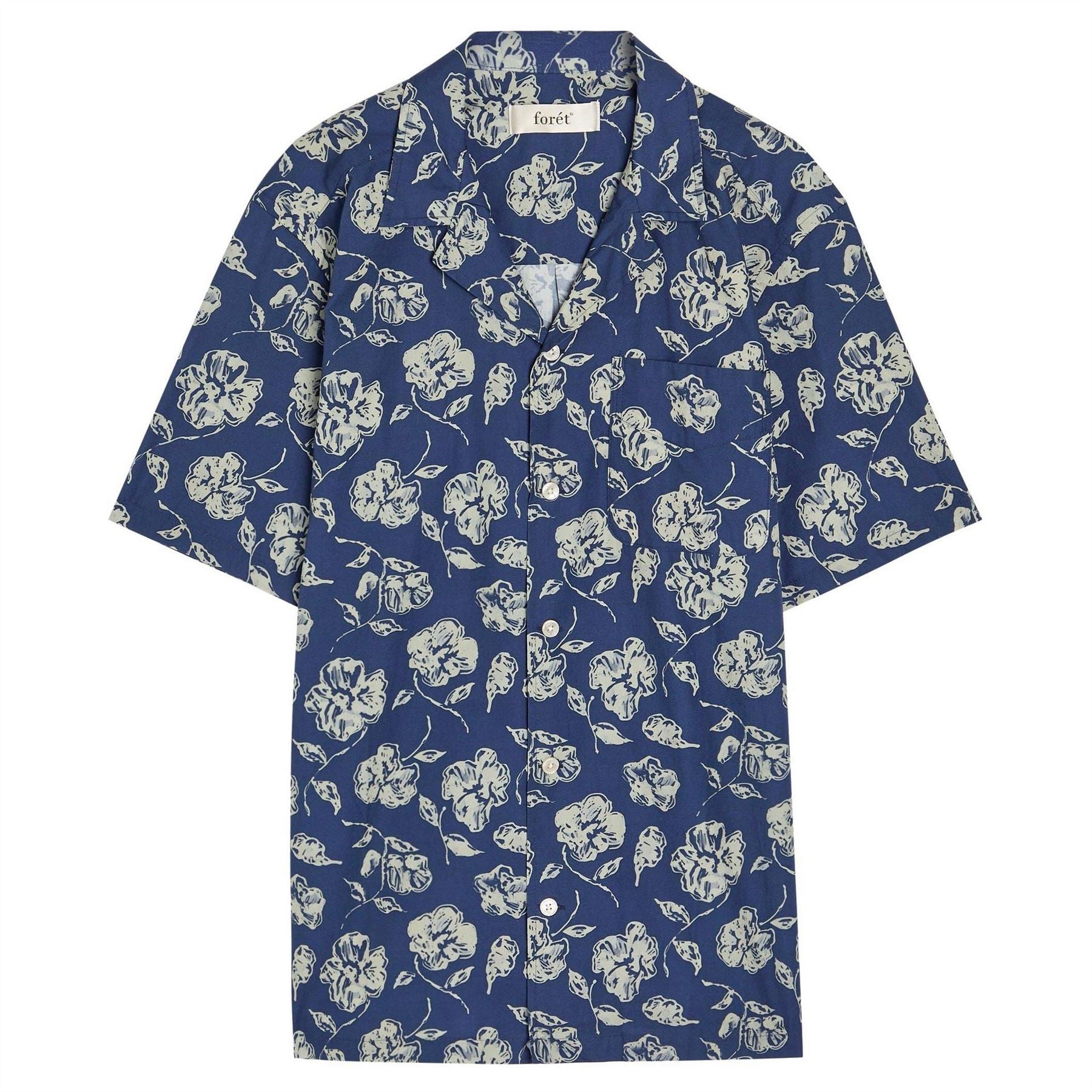 FORET Floral PrnT-Shirt ss