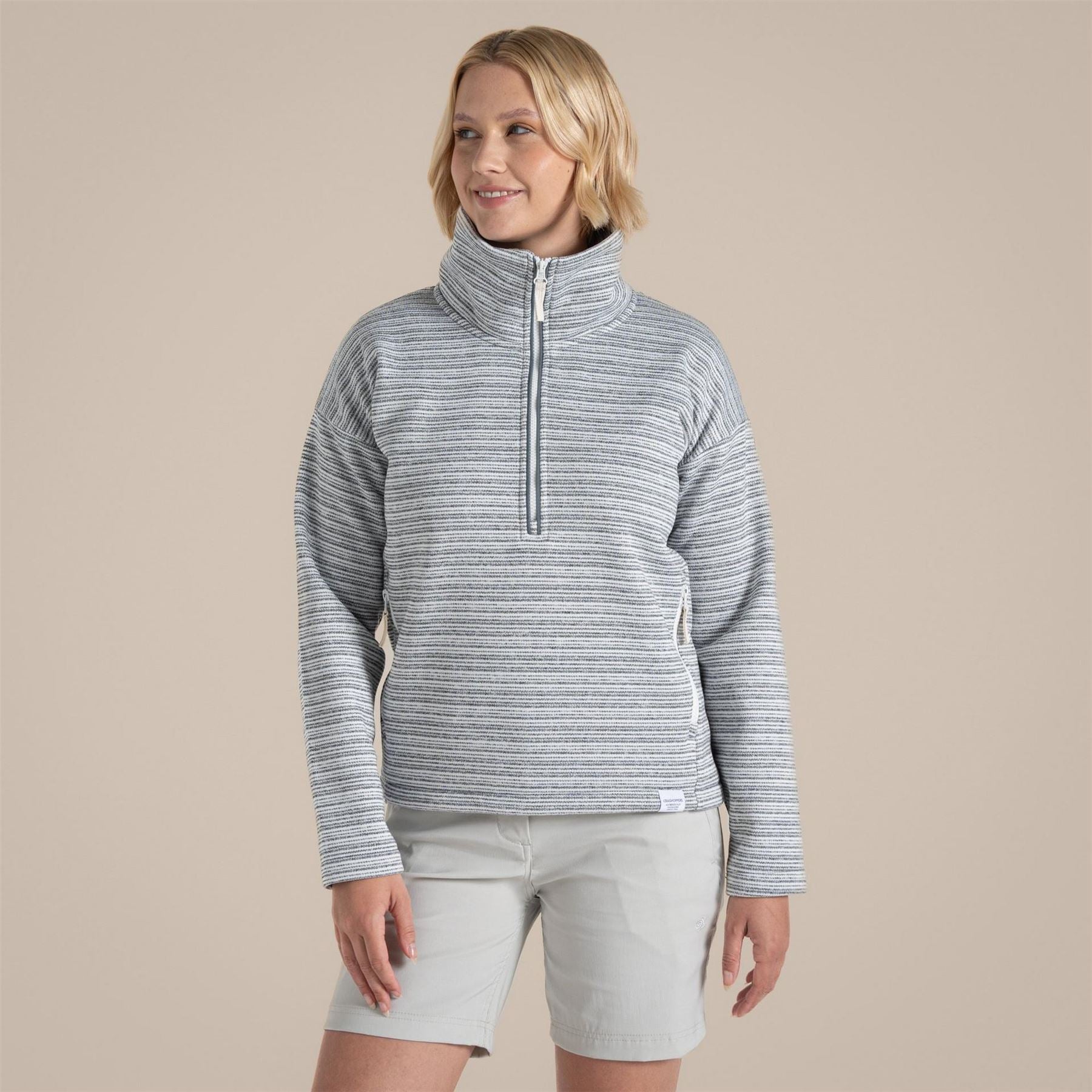 Craghoppers Daisy Zip Neck Long Sleeve Sweatshirt