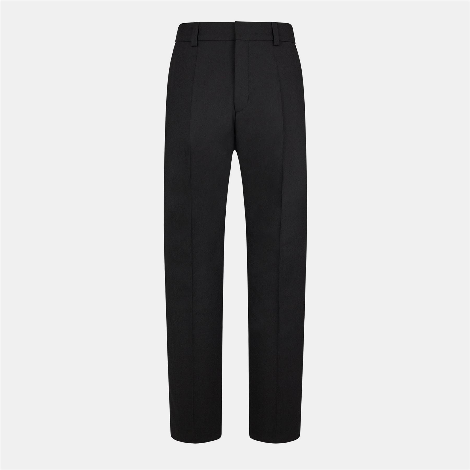 Hugo Solid Patterned Straight Leg Trousers