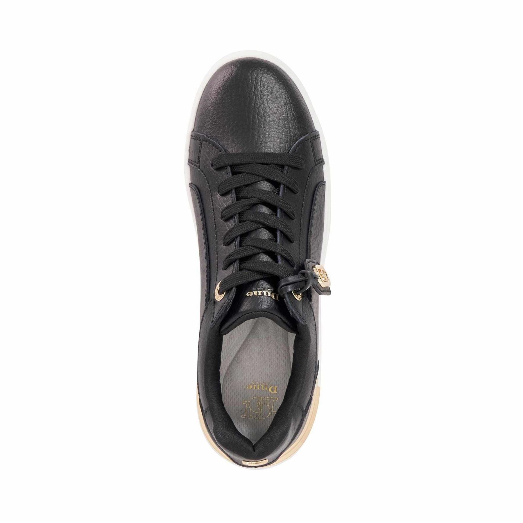 Dune London Ekino Lace Up Platform Trainers