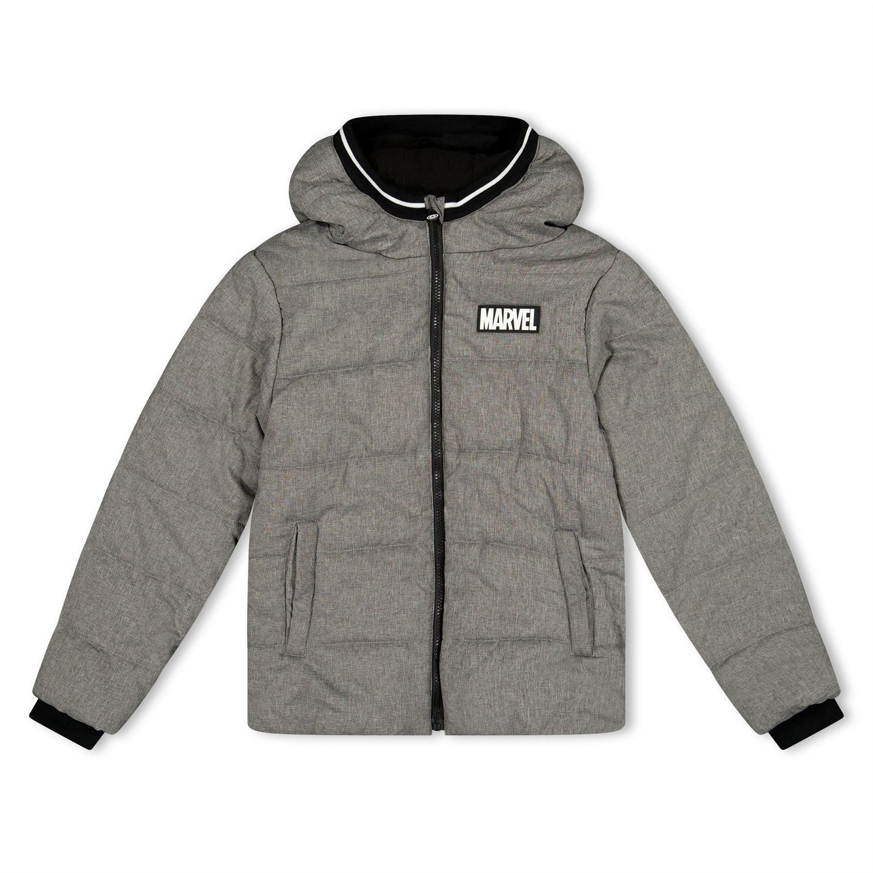 Character Disney Hooded Long Sleeve Short Puffer Jacket