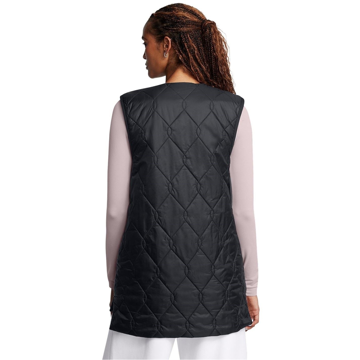 Under Armour Diamond Snap Button Solid Patterned Gilet