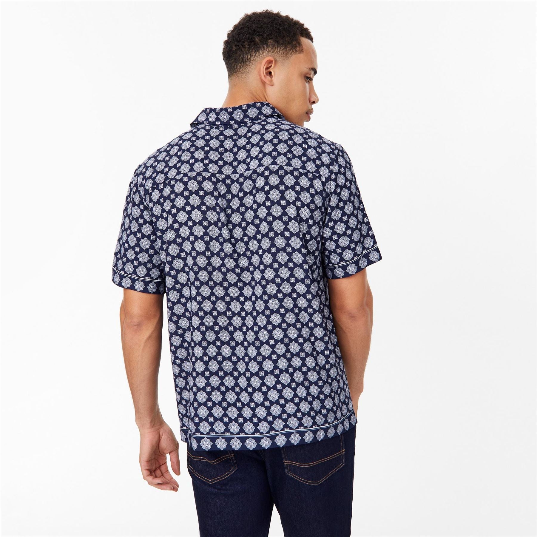 Jack Wills Short Sleeve Printed Shirt