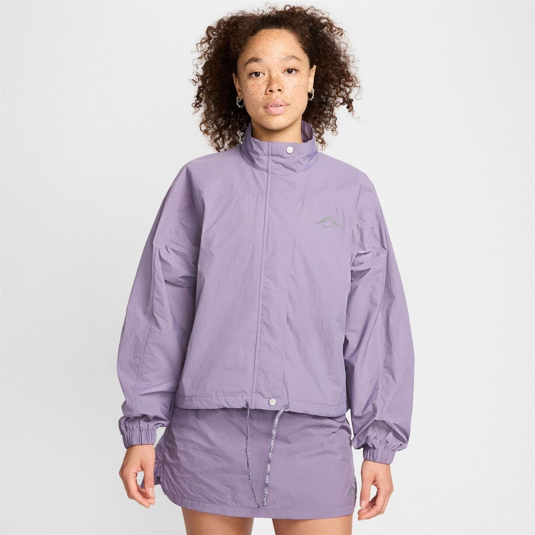 Nike Womens Trail Repel Oversized Uv Running Jacket