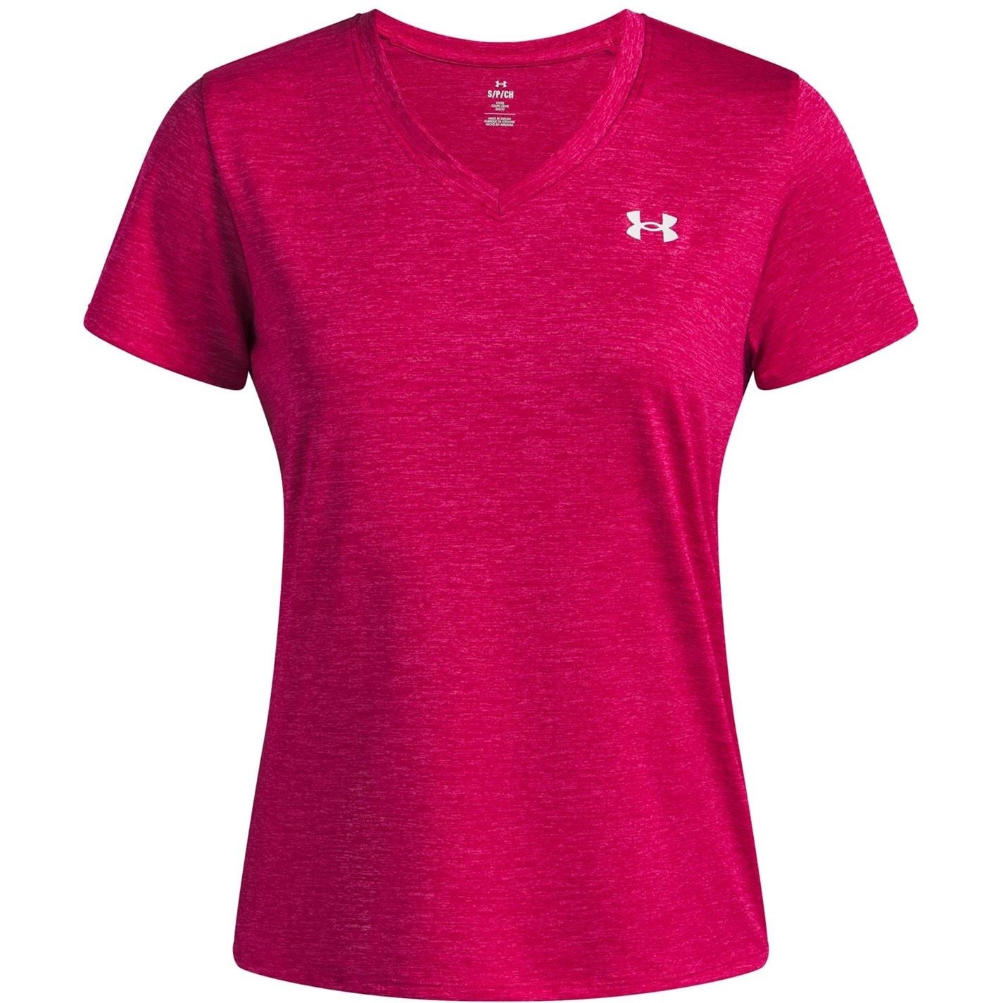 Under Armour Womens Armour Tech™ Twist V Neck Short Sleeve