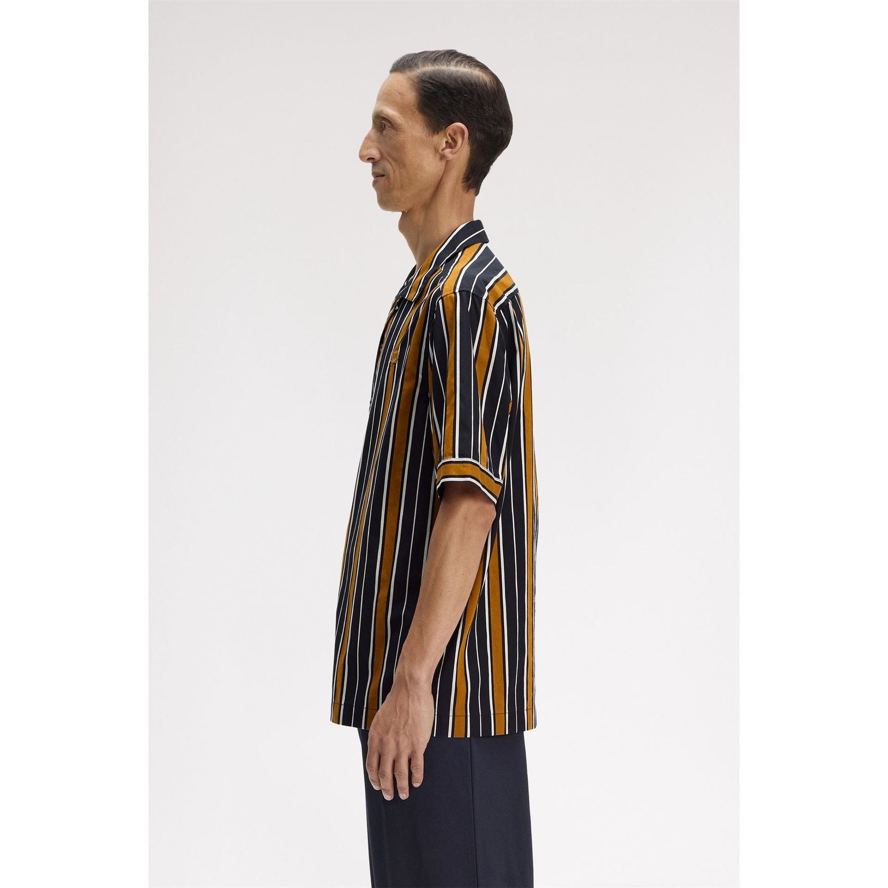 Fred Perry Patterned Short Sleeve Shirt