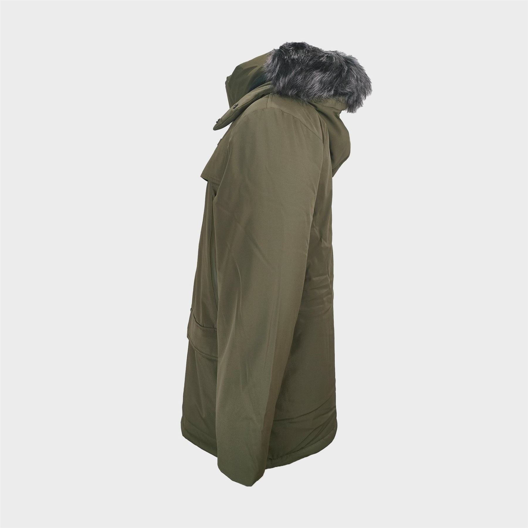 Jack Wills  Water Resistant Wind Resistant Faux Fur Hooded Parka