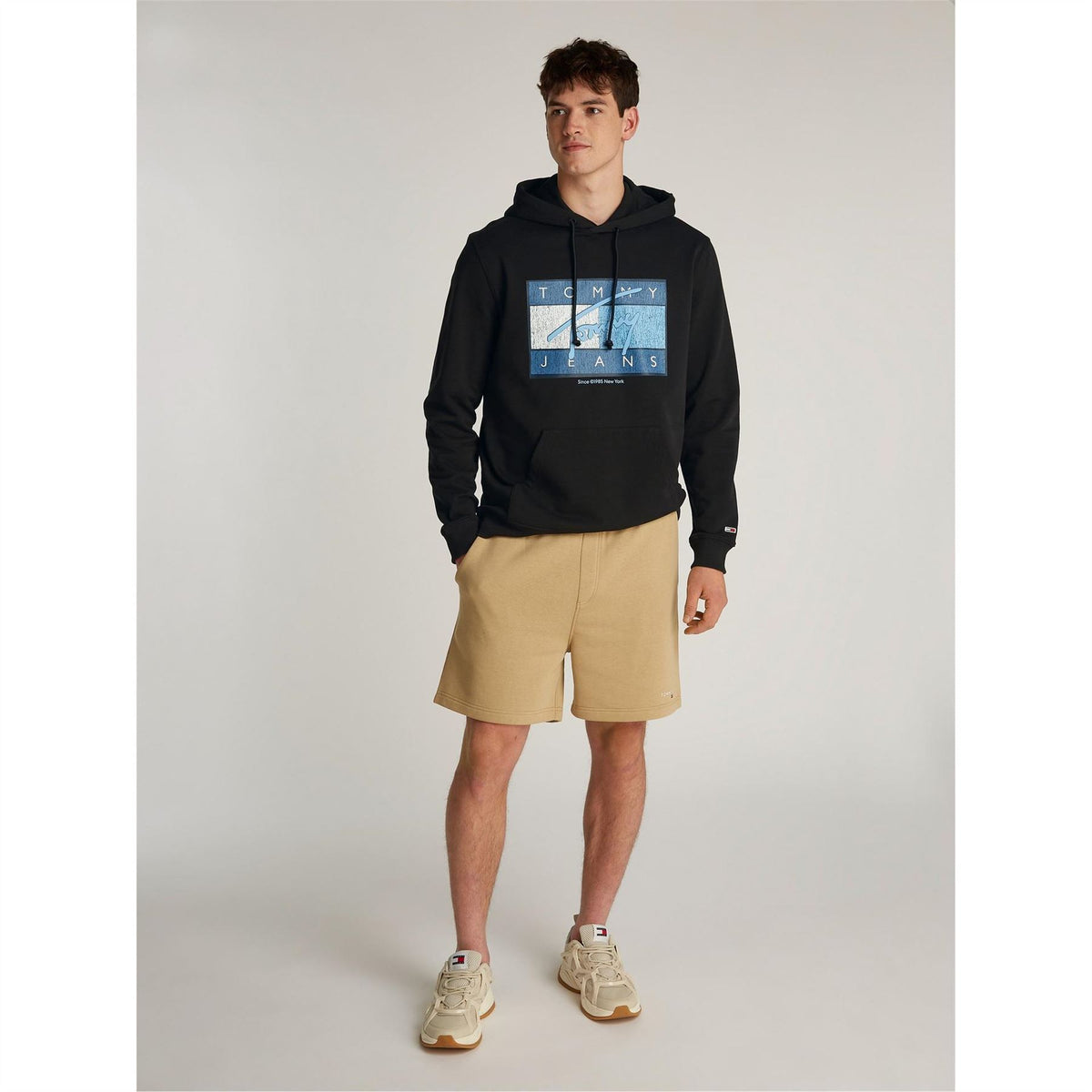 Tommy Jeans Regular Flag Twist Pull Over Hoodie