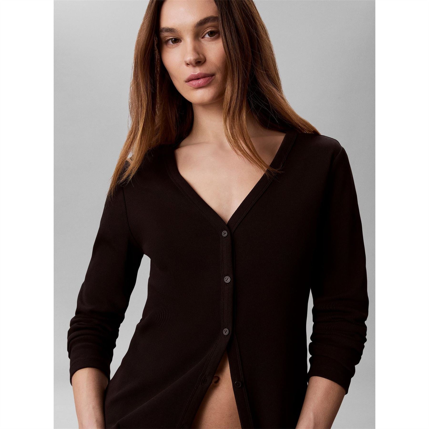 Calvin Klein Jeans V-Neck Long Sleeve Regular Fit Sweater