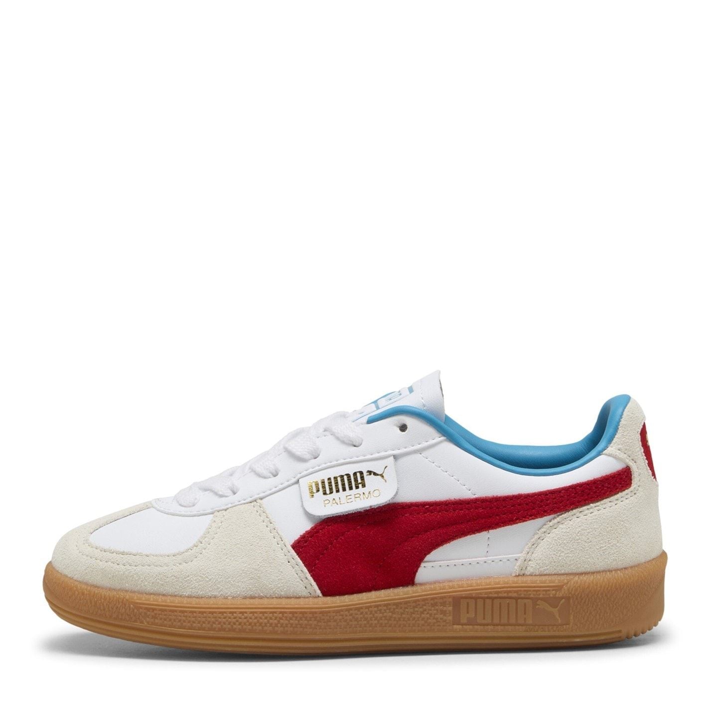 Puma Palermo Leather Jr Low Top Trainers Boys