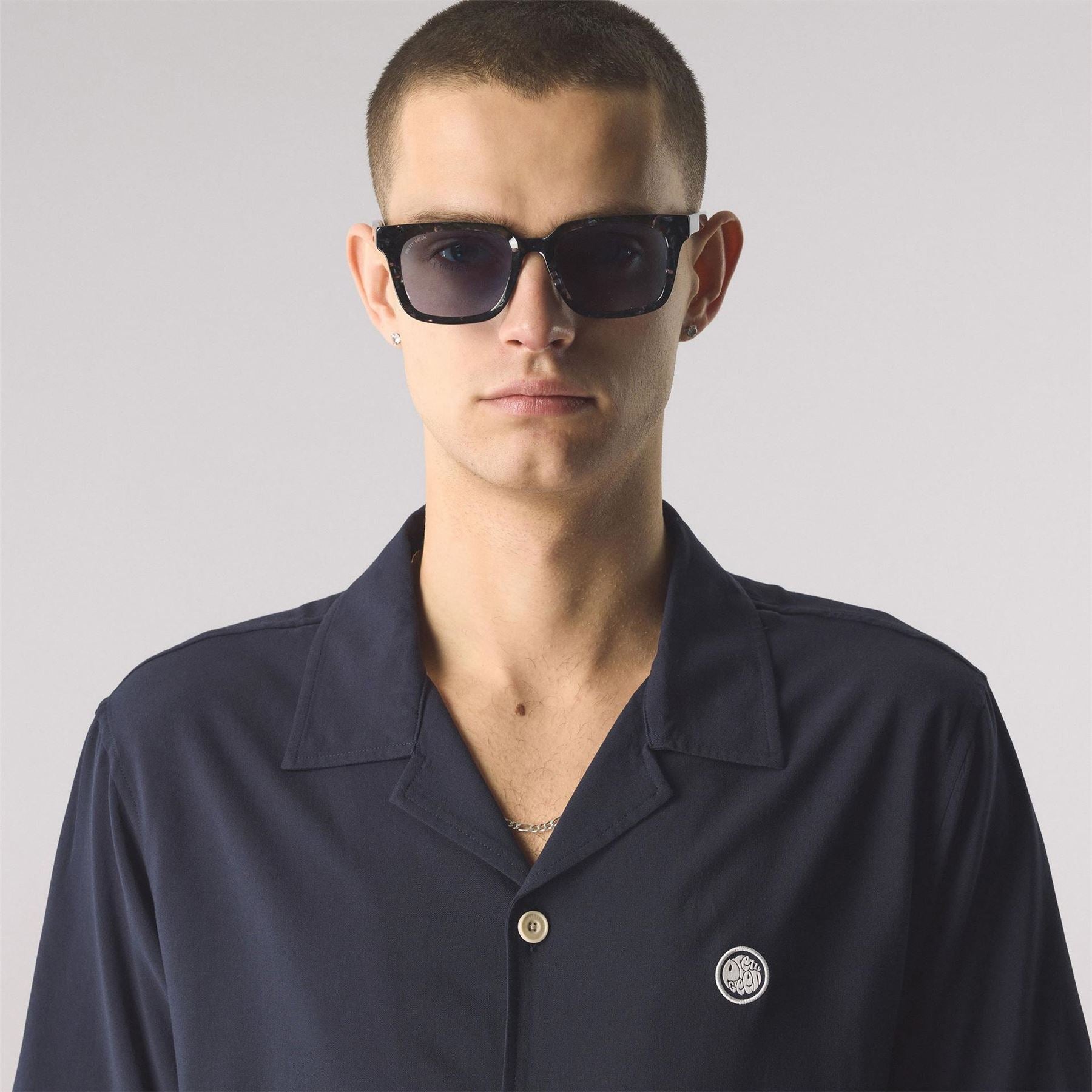 Pretty Green Acetate Wayfarer Square Full Rim Sunglasses