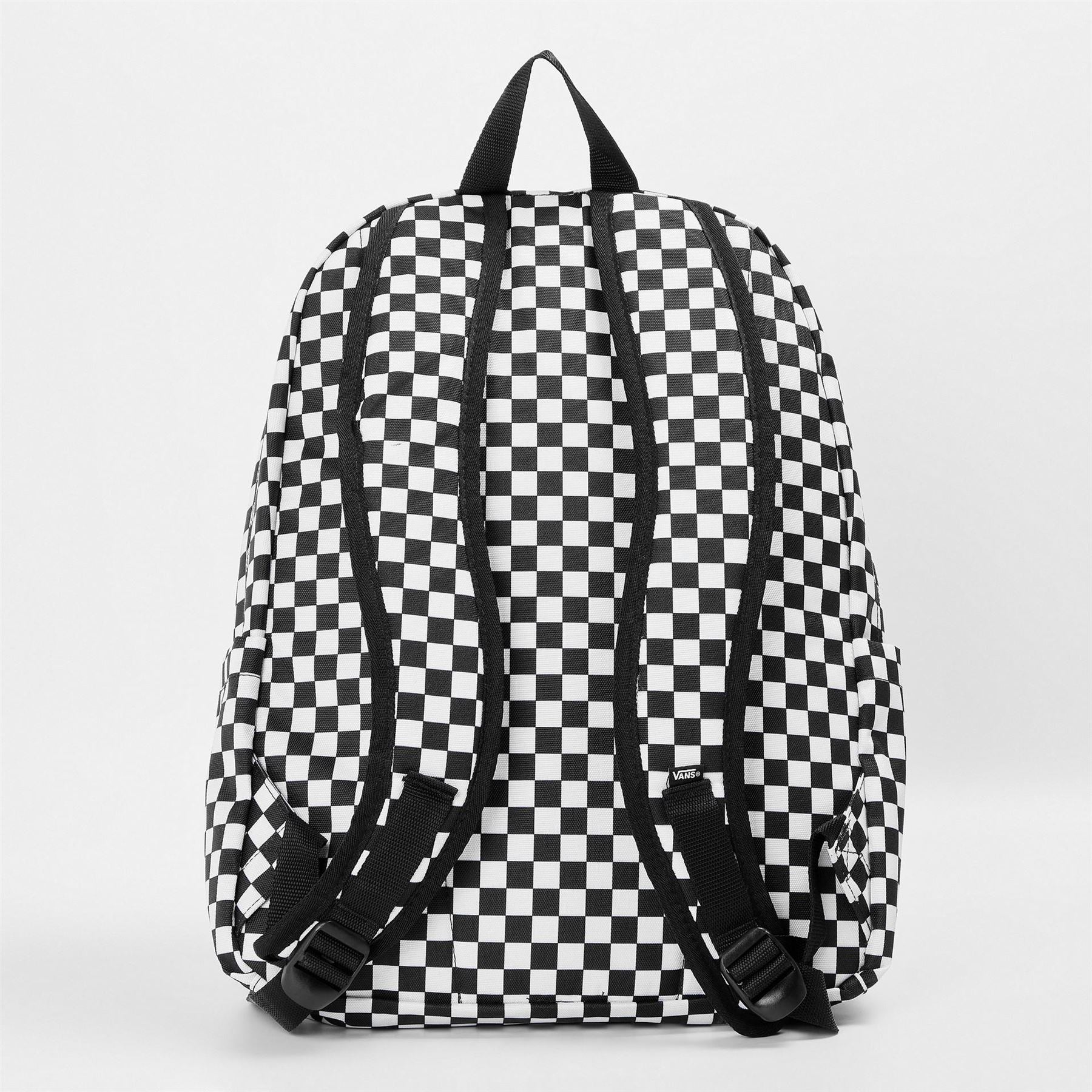 Vans Old Skool Plaid Print Logo Patch Backpack