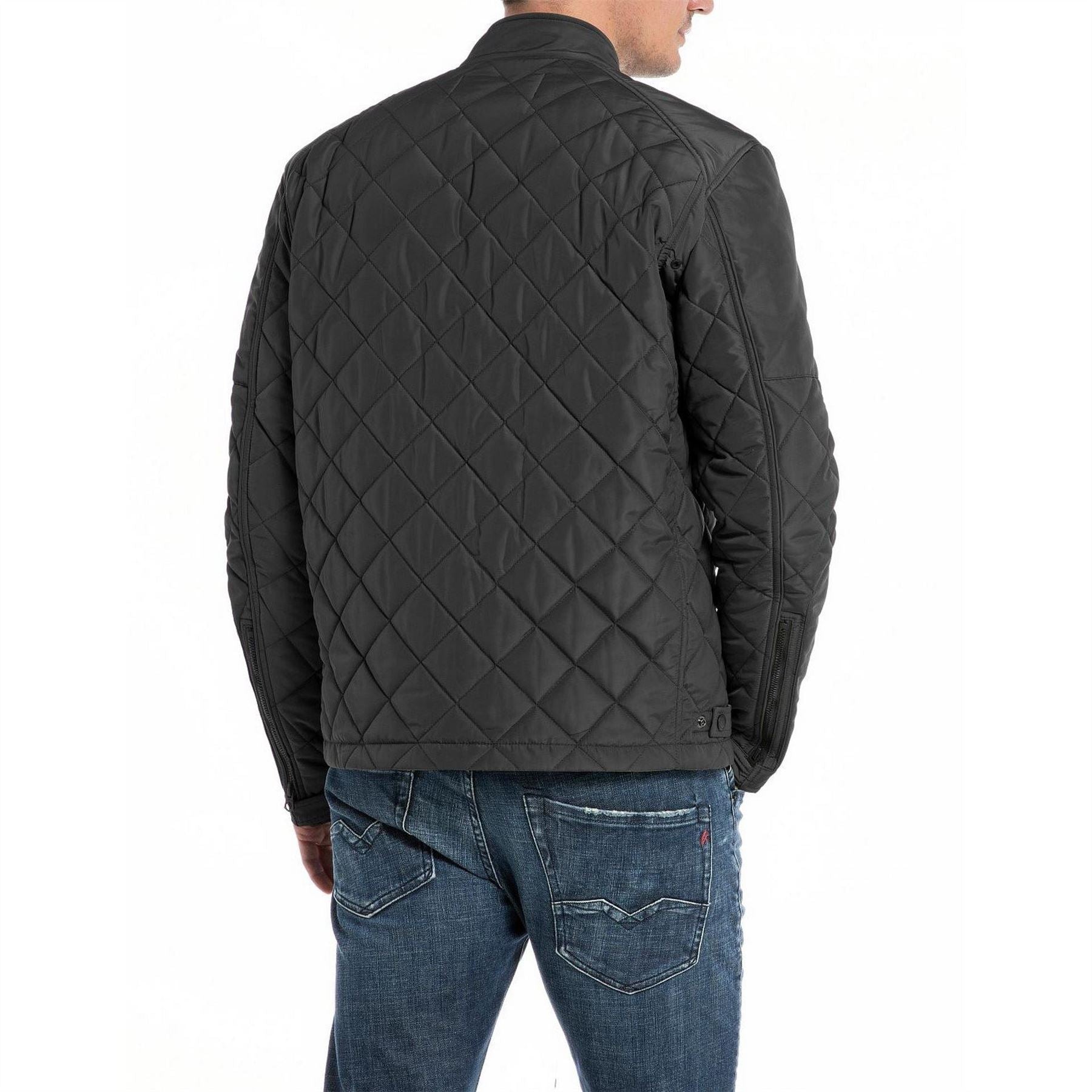 Replay Jacket In Oxford Poly
