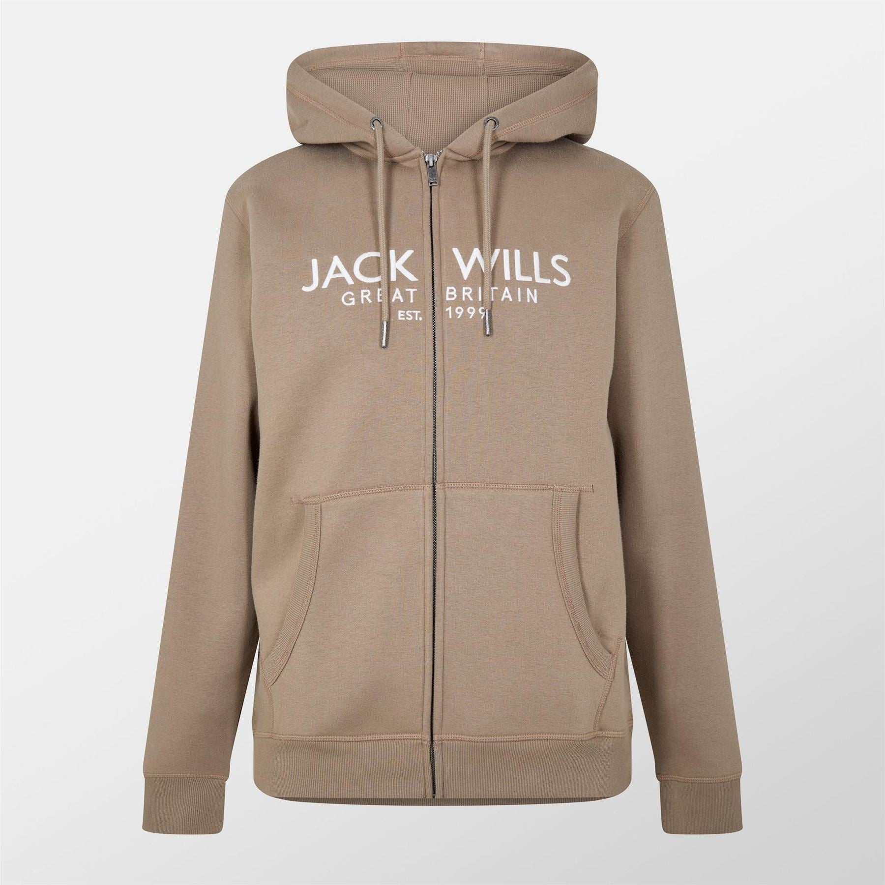 Jack Wills Mens Graphic Zip Hoodie