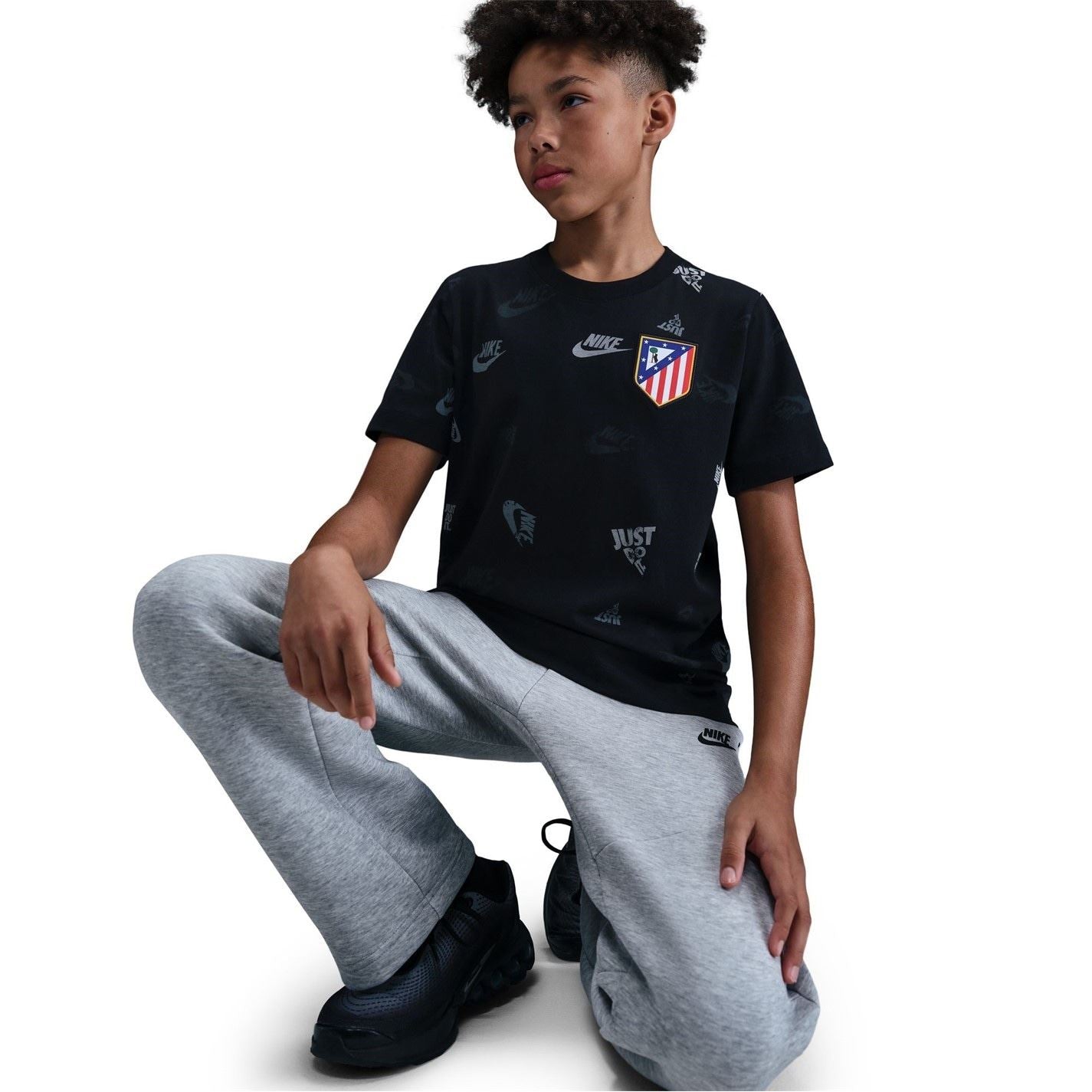 Nike Atletico Madrid Crest T-Shirt Juniors