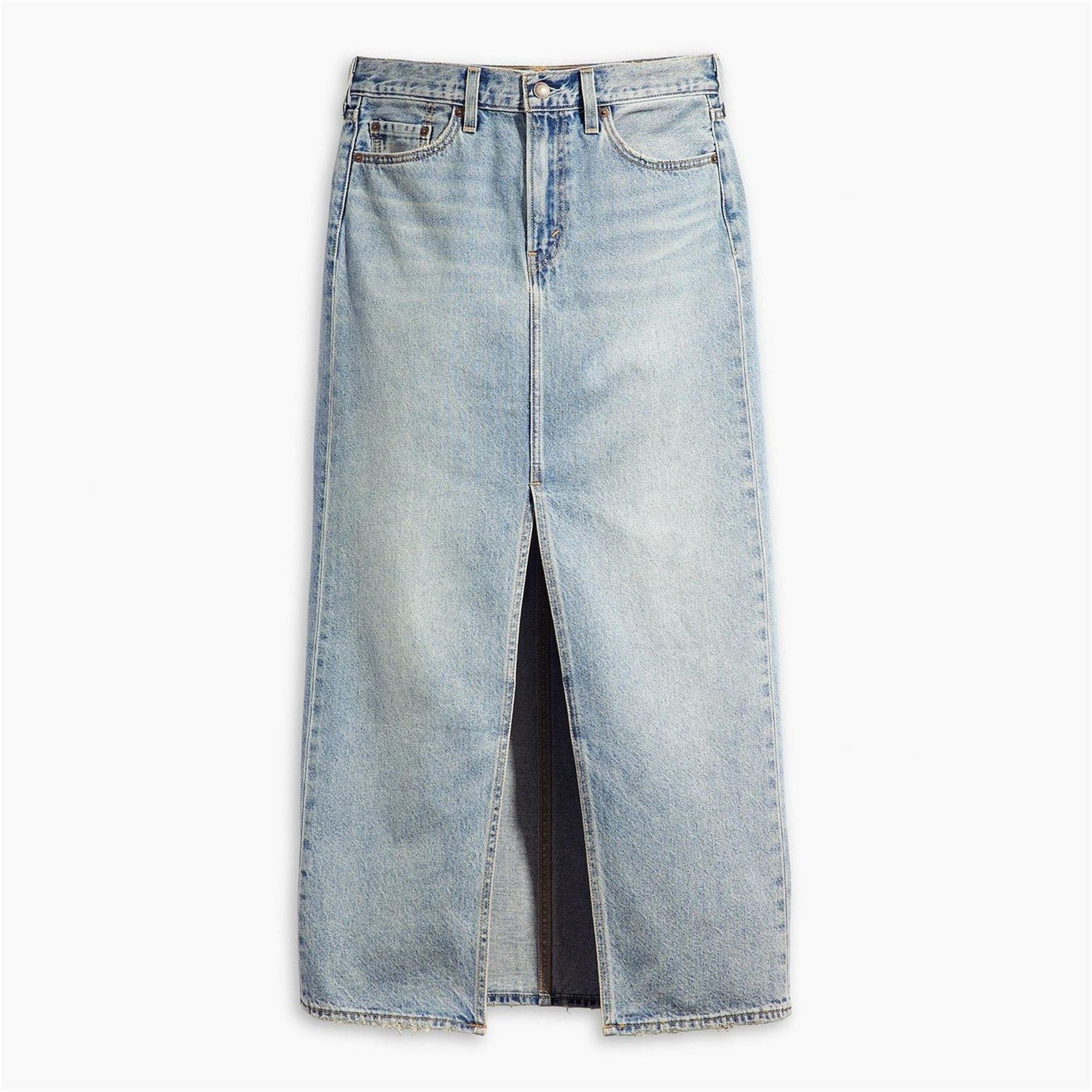 Levis Ankle Column Denim Skirt