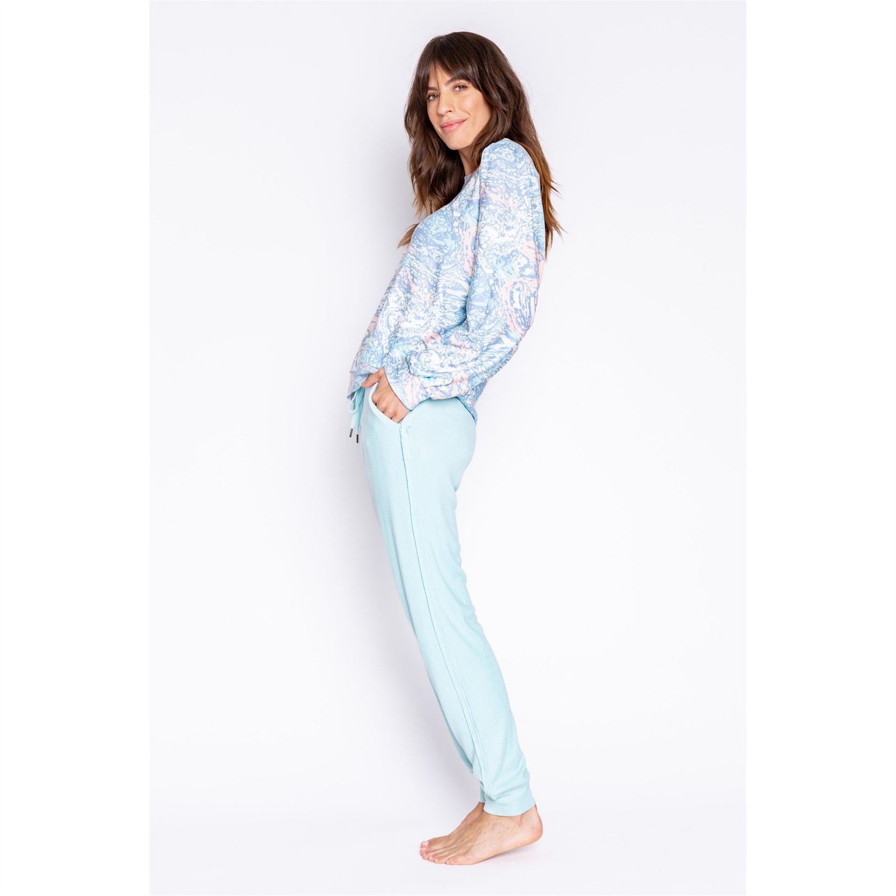 PJ Salvage Salv Tie Die Watercolour Shirt