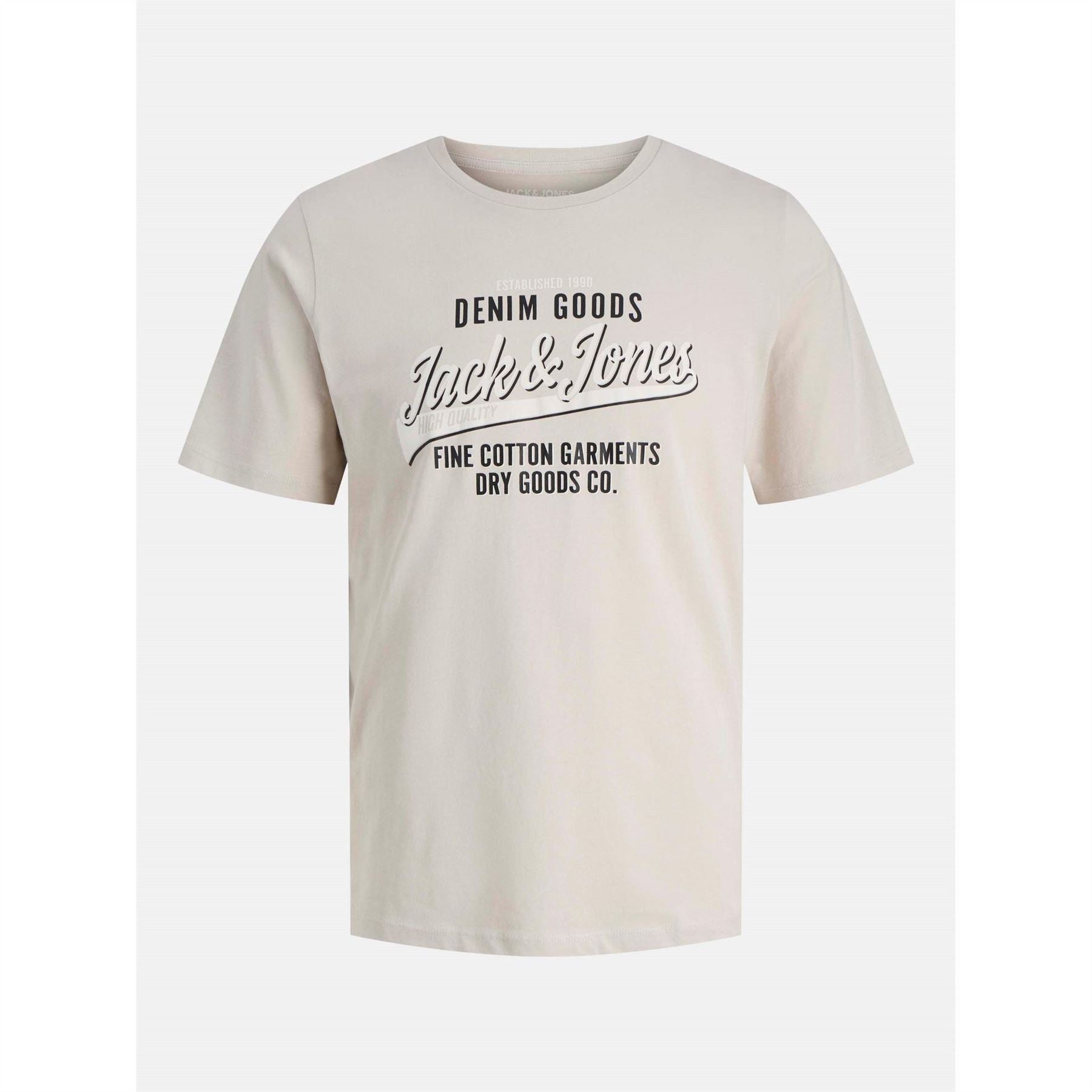 Jack and Jones Mens Ethan 3 Pack Short Sleeve T-Shirt