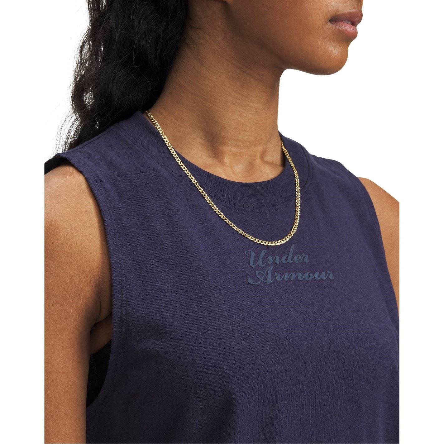 Under Armour Varsity Relaxed Fit Lettering Tank