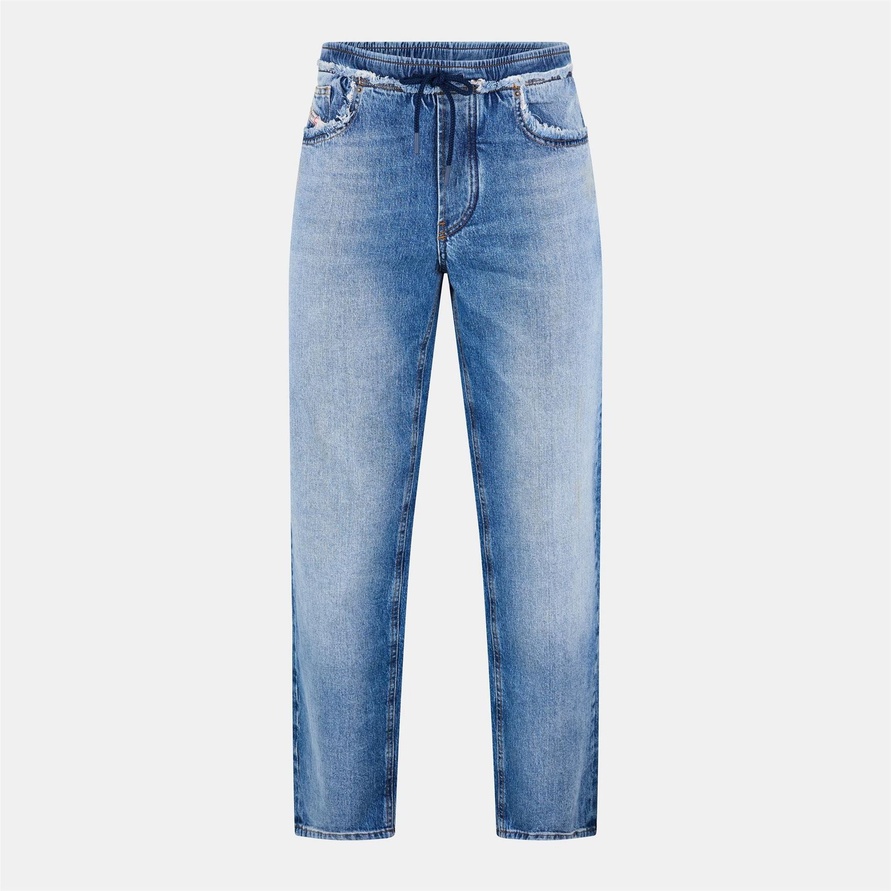 Diesel Relaxed Fit Five Pocket Jeans