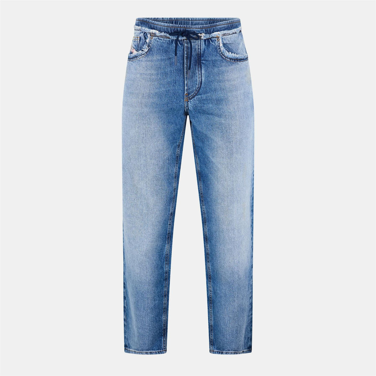 Diesel Relaxed Fit Five Pocket Jeans