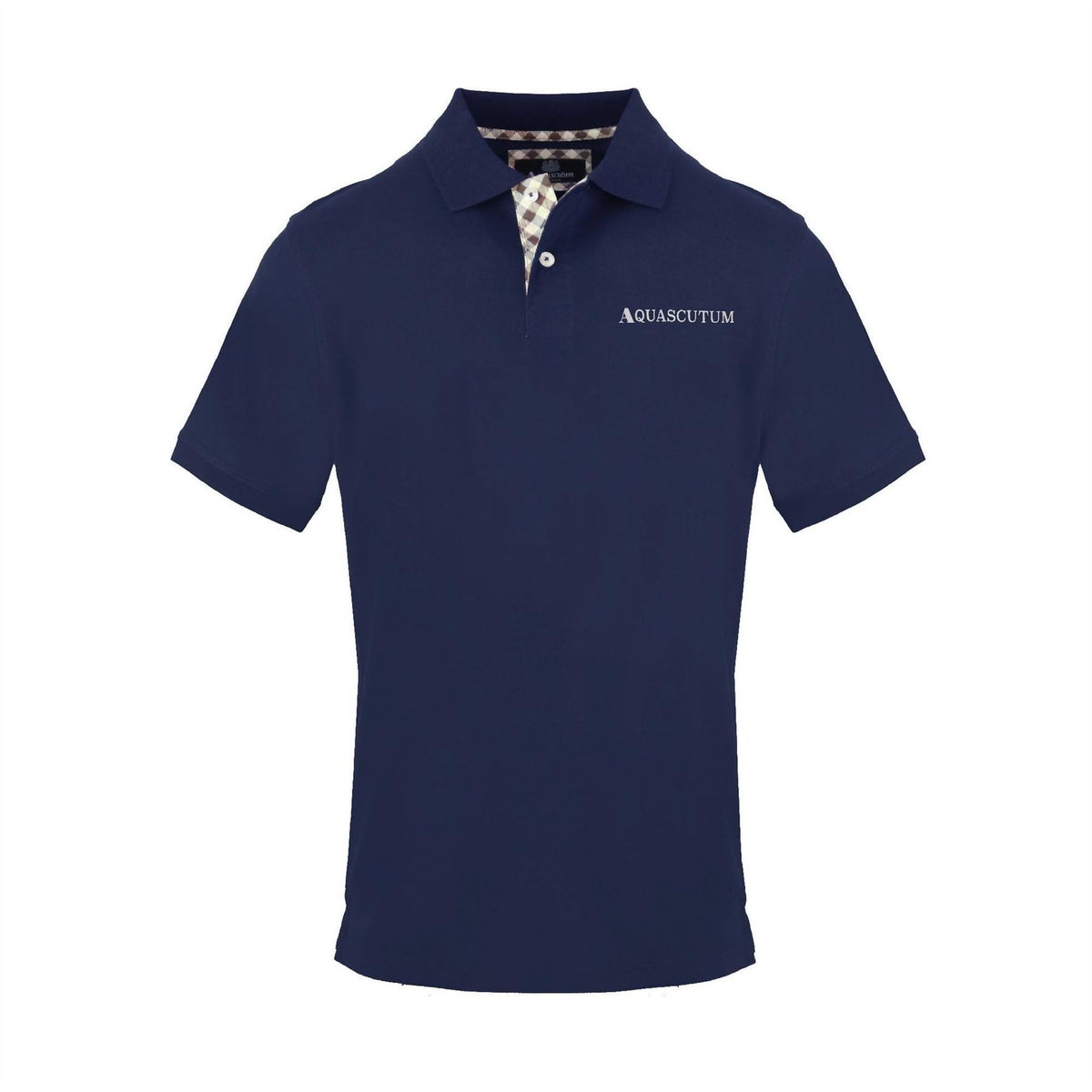 Aquascutum Collared Neck Short Sleeve Polo Shirt
