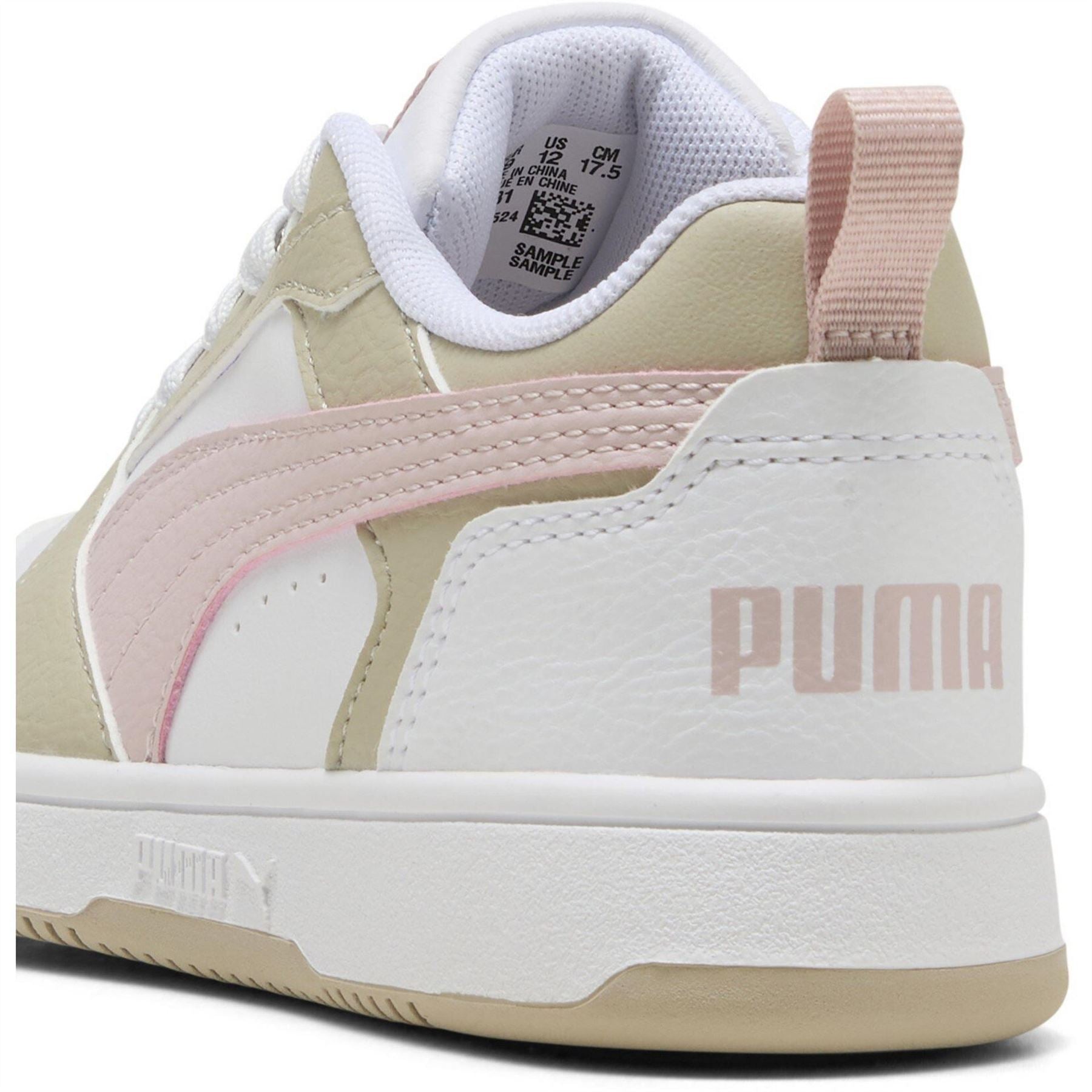 Puma Kids Rebound V6 Low Top Trainers