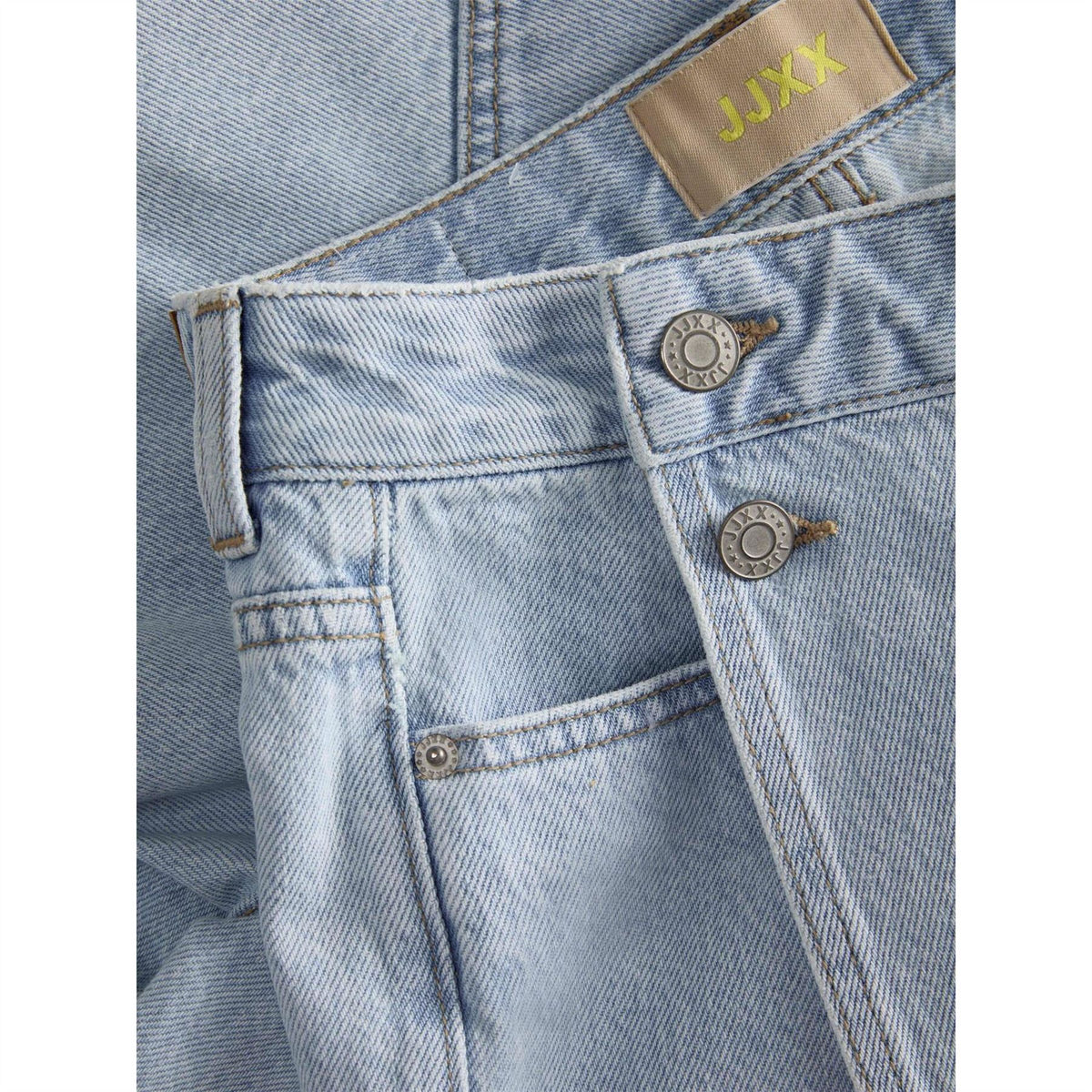 JJXX Greta High Waist Denim Wrap Shorts