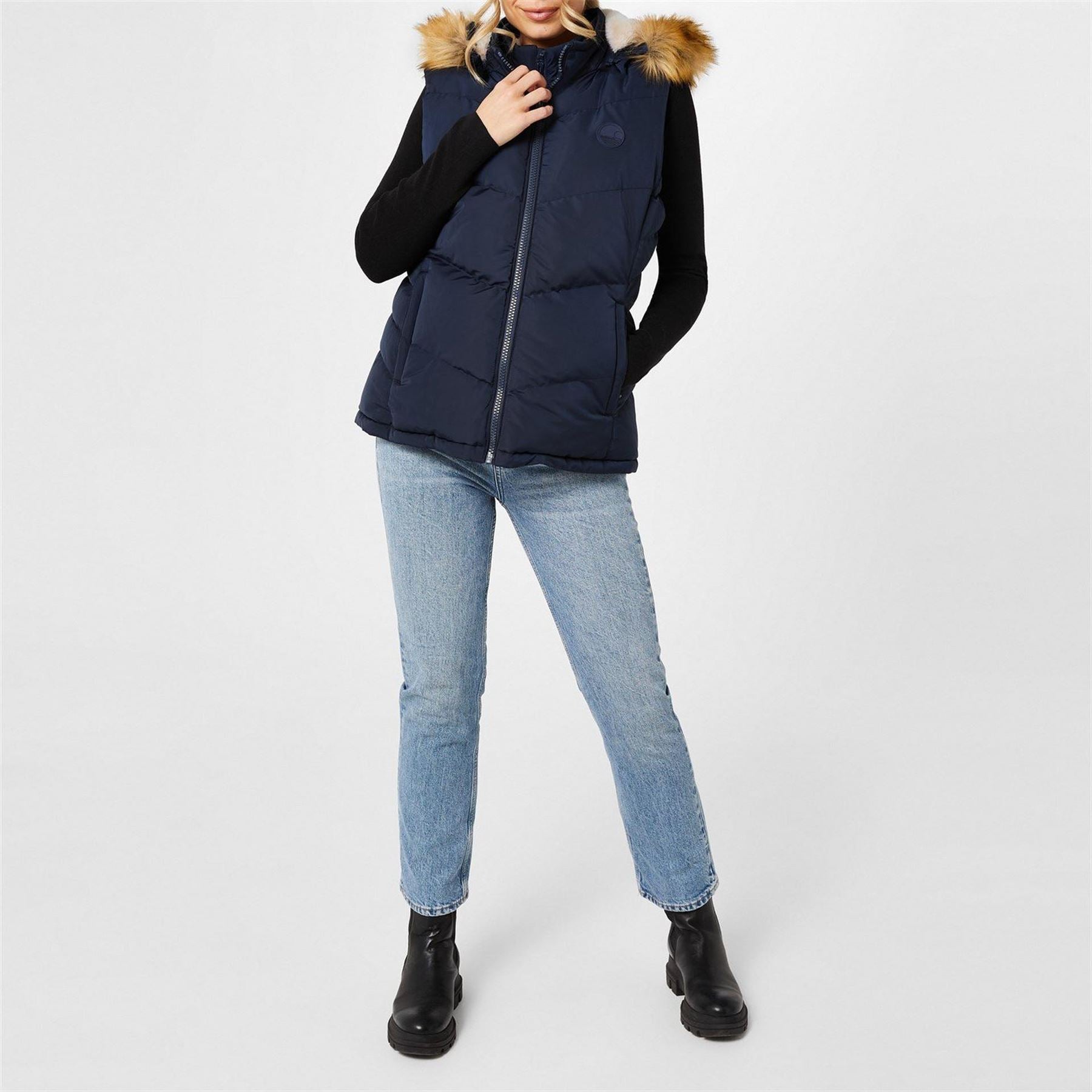 SoulCal 2 Zip Gilet Ladies