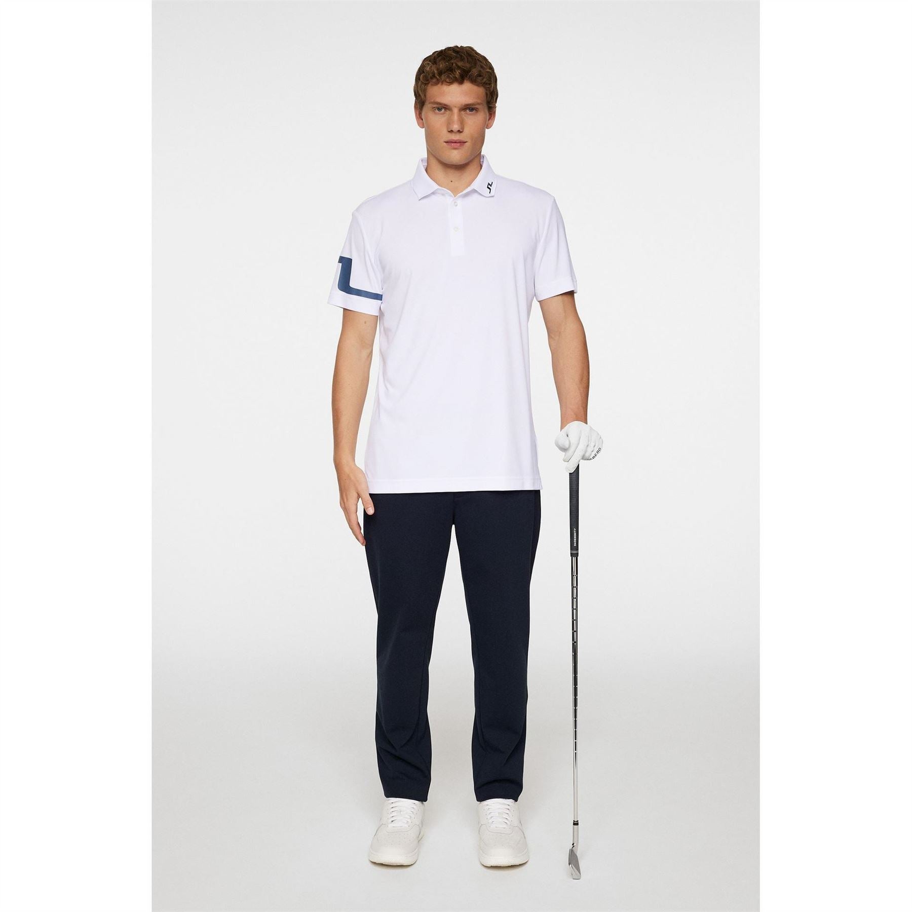 J Lindeberg Golf Heath Collared Neck Short Sleeve Polo Shirt